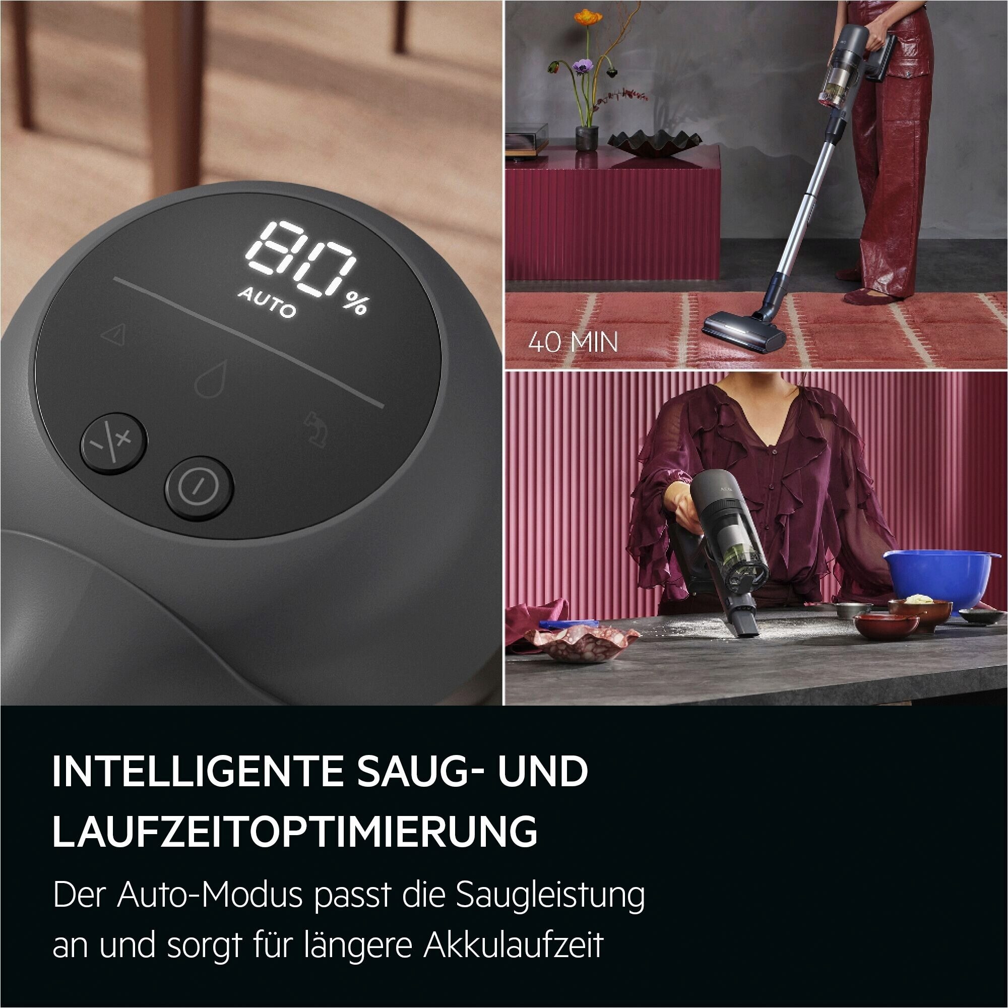 AEG Akku-Hand-und Stielstaubsauger »AP72UB21ES« Leistungsstark-HEPA-Filter; hygienischer All-in-One Station