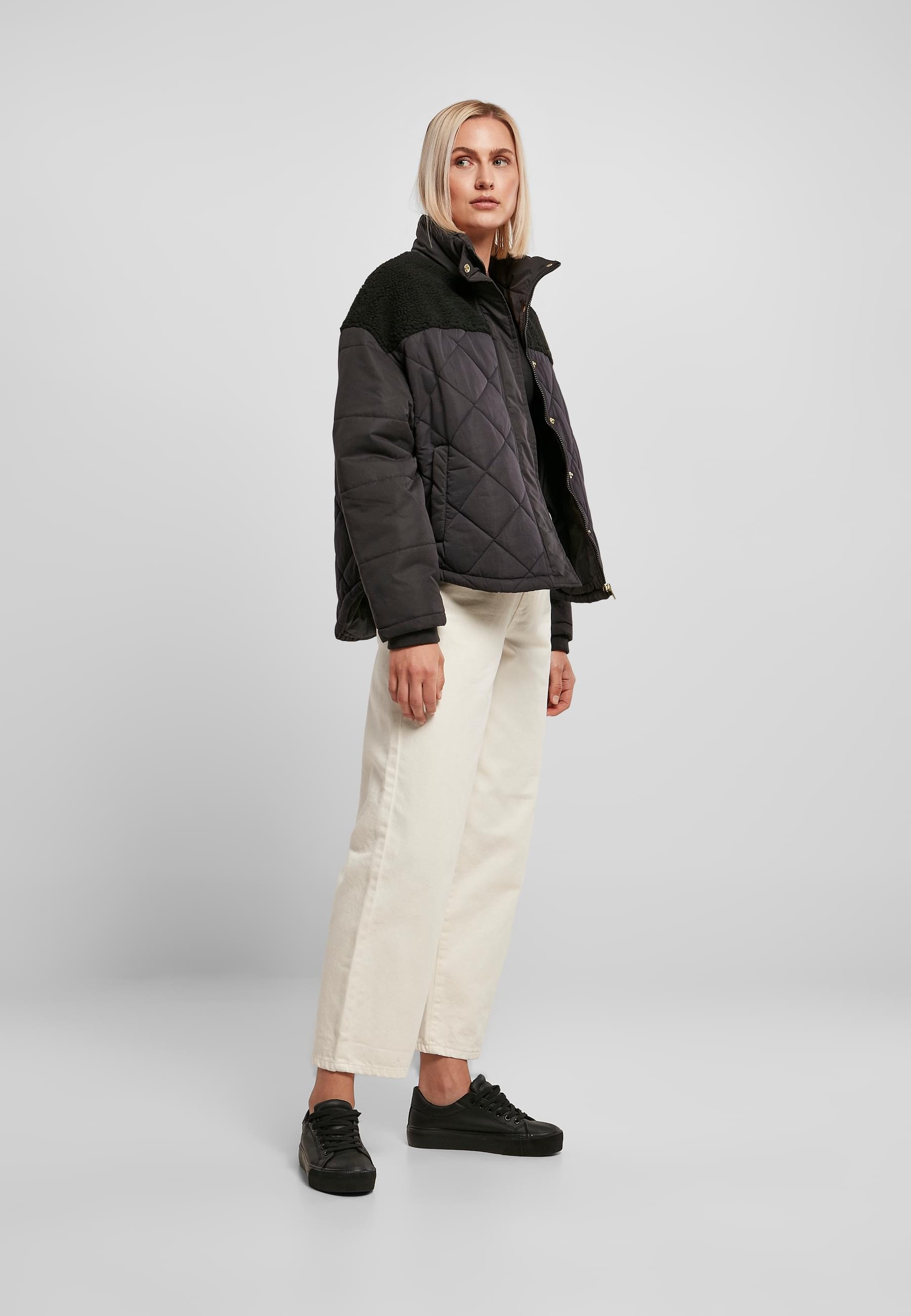 URBAN CLASSICS Winterjacke »Urban Classics Damen«, (1 St.), ohne Kapuze