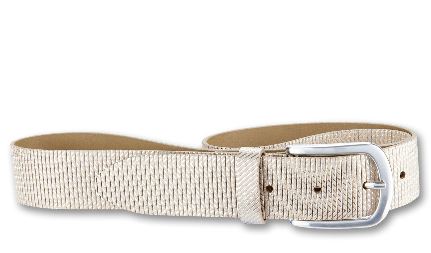 BERND GÖTZ Ledergürtel "Ledergürtel mit stylisch geriffelter Oberfläche" günstig online kaufen