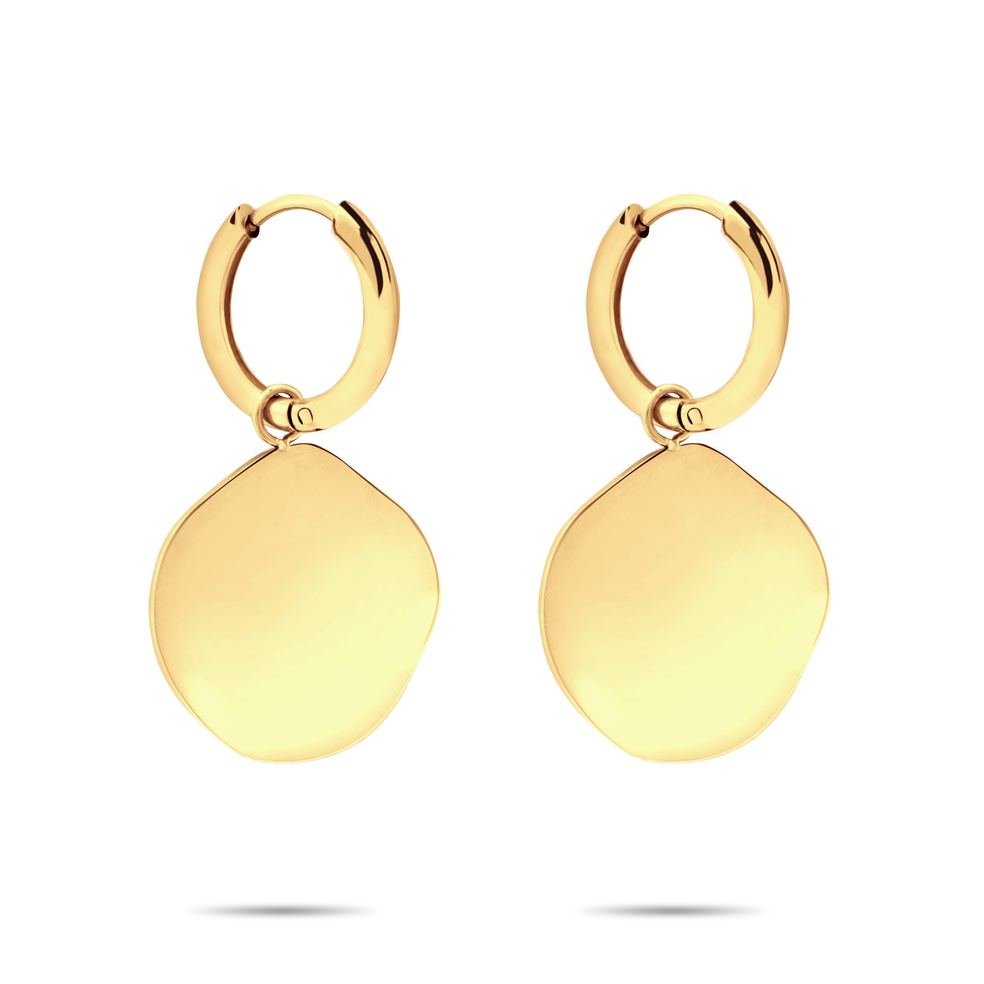 Liebeskind Berlin Paar Creolen »Schmuck Geschenk Edelstahl Ohrringe The Organic Treasure« Einhänger abnehmbar