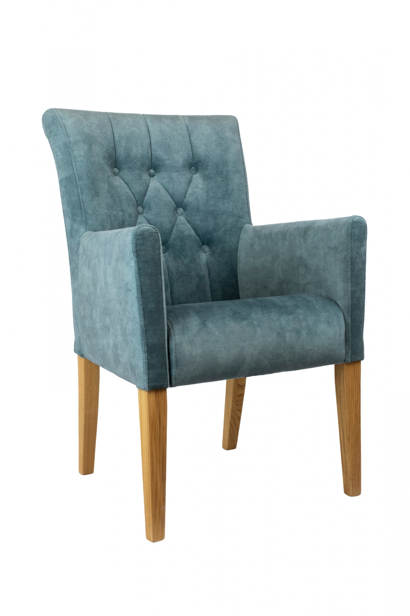 Home affaire Armlehnstuhl "Cortega Esszimmerstuhl mit Knopfheftung" () 1 St günstig online kaufen