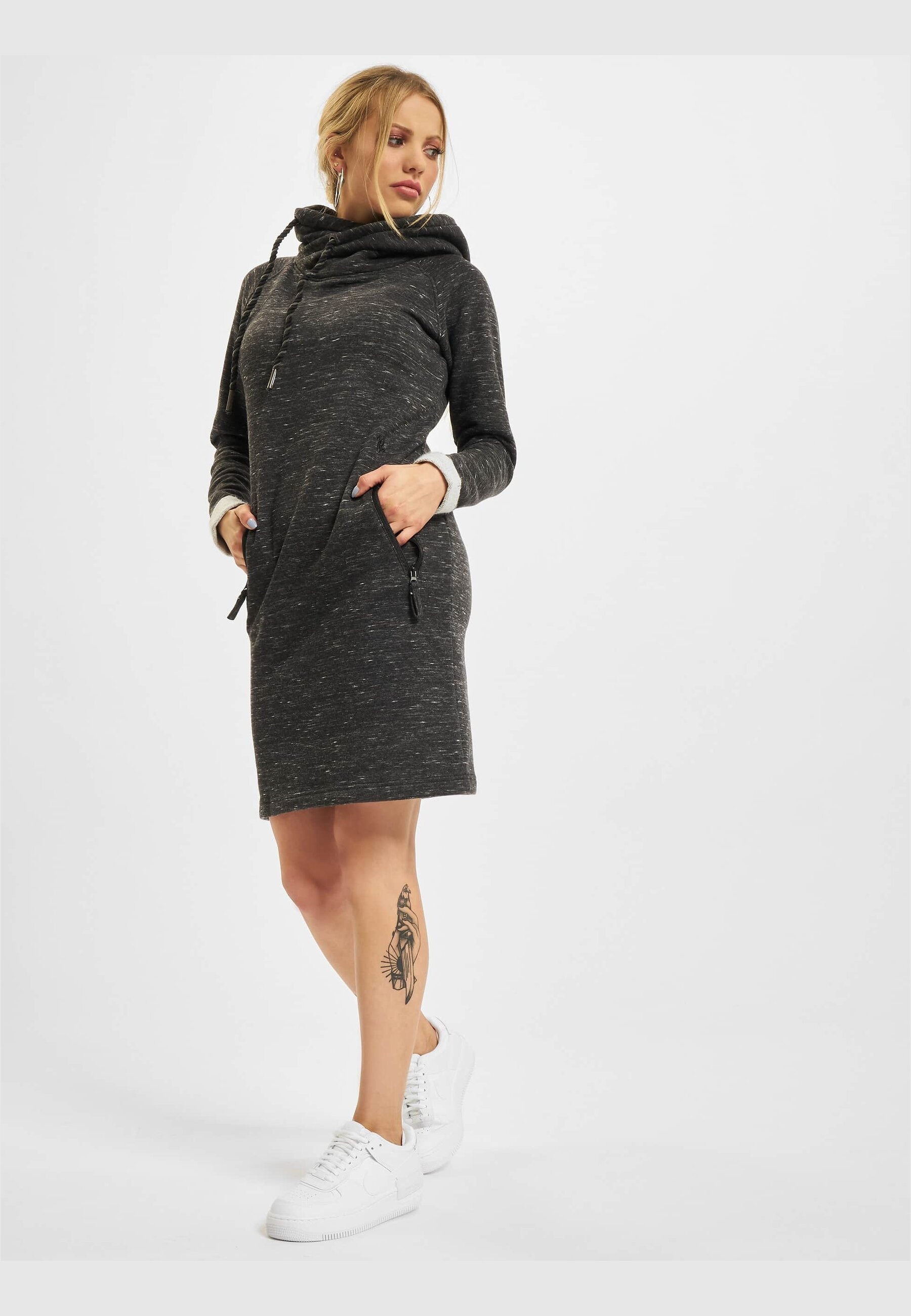 Just Rhyse Jerseykleid »Damen Easton Hoody Dress«, (1 | kaufen tlg.) für BAUR