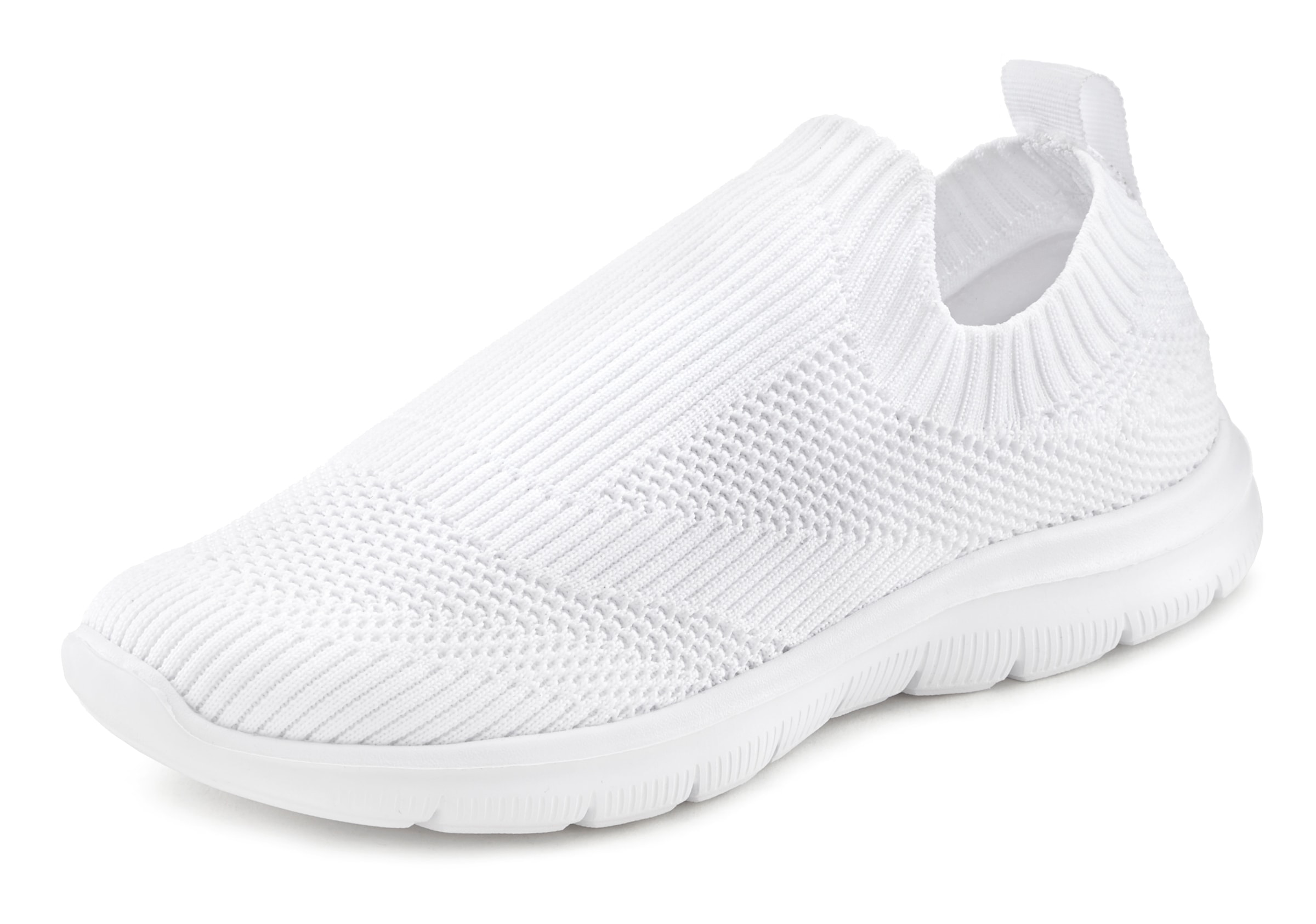 LASCANA Sneaker, Slip In's, Slipper, Halbschuh ultraleicht und zum Reinschlüpfen VEGAN