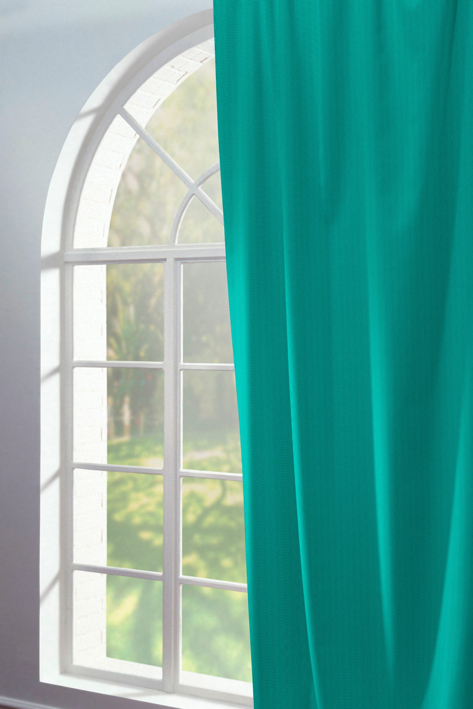 Adam Vorhang "Uni Collection" Kräuselband 1 Stk. tlg. aus 100% Bio-Baumwoll günstig online kaufen