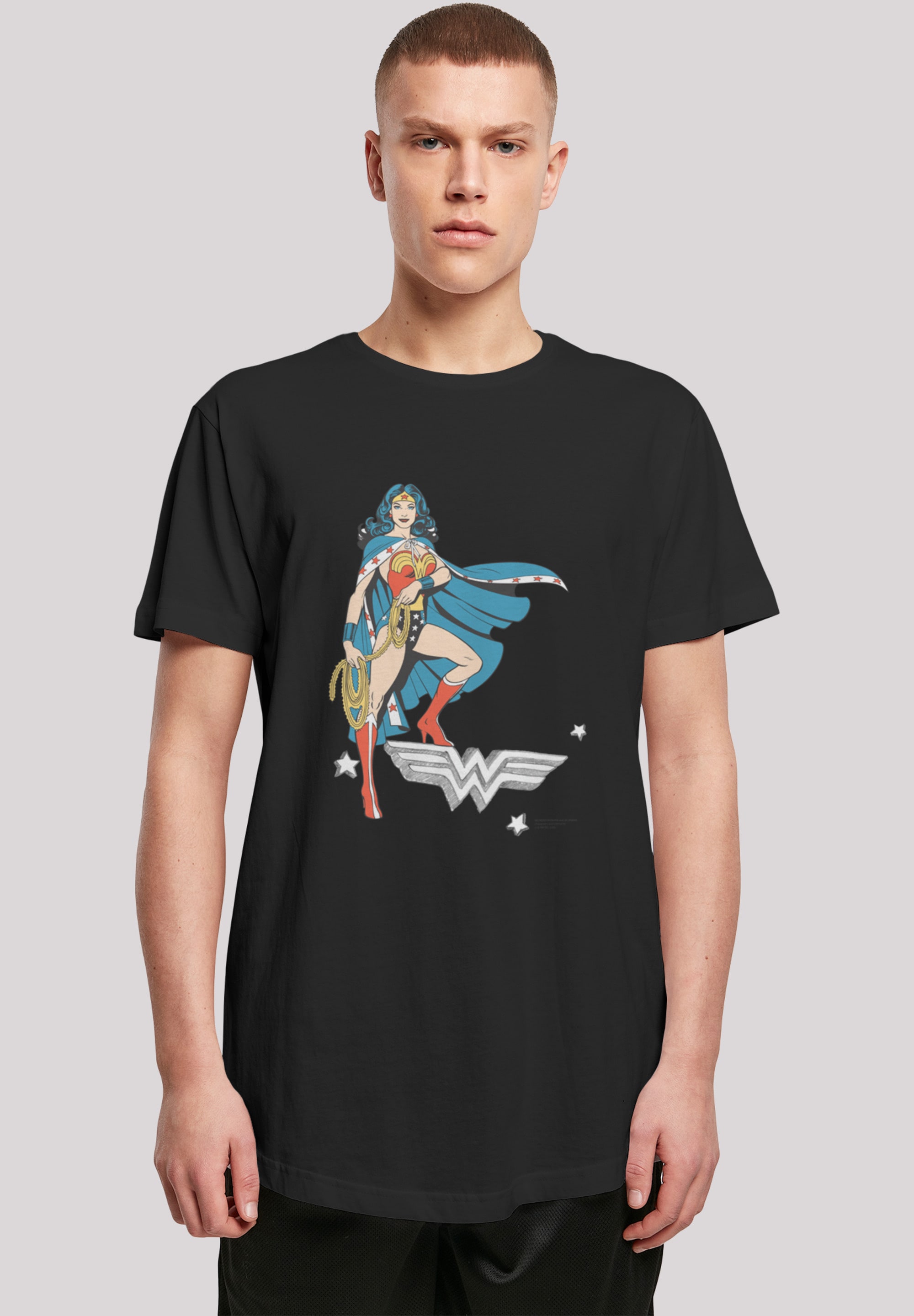 F4NT4STIC T-Shirt »DC Comics Wonder Woman Standing Logo«, Print