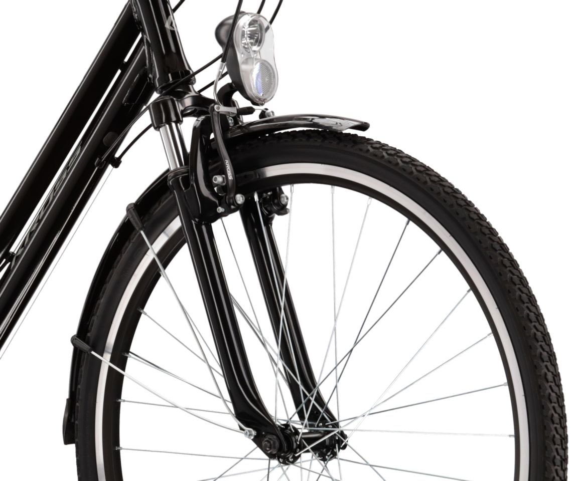 Kross Trekkingrad »KROSS Trekkingrad Trans 1.0 28" schwarz«, 21 Gang, Shimano, TOURNEY TY300 Schaltwerk, Kettenschaltung