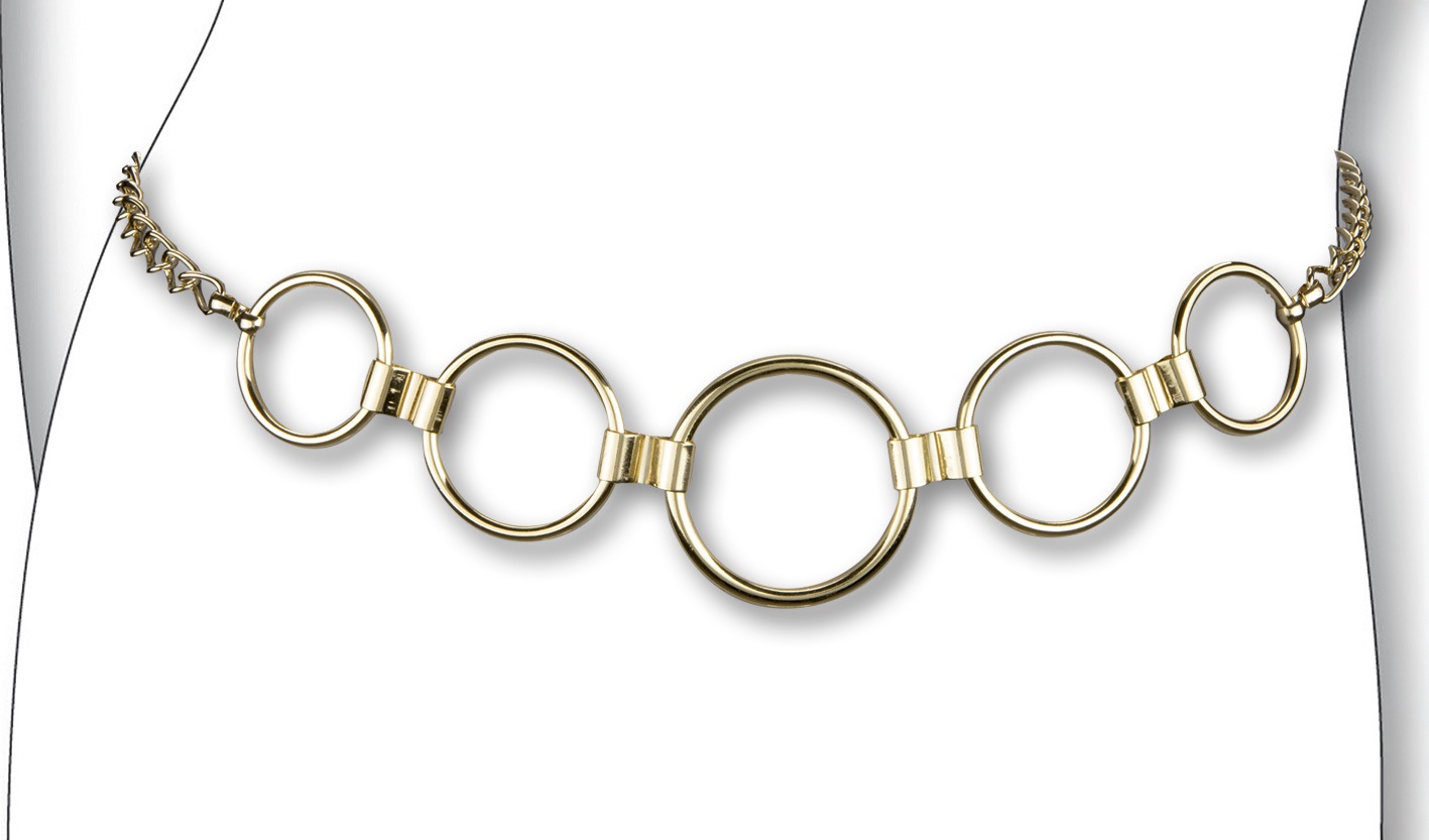 BERND GÖTZ Kettengürtel »Kettengürtel in elegant abgestuftem Ringdesign«