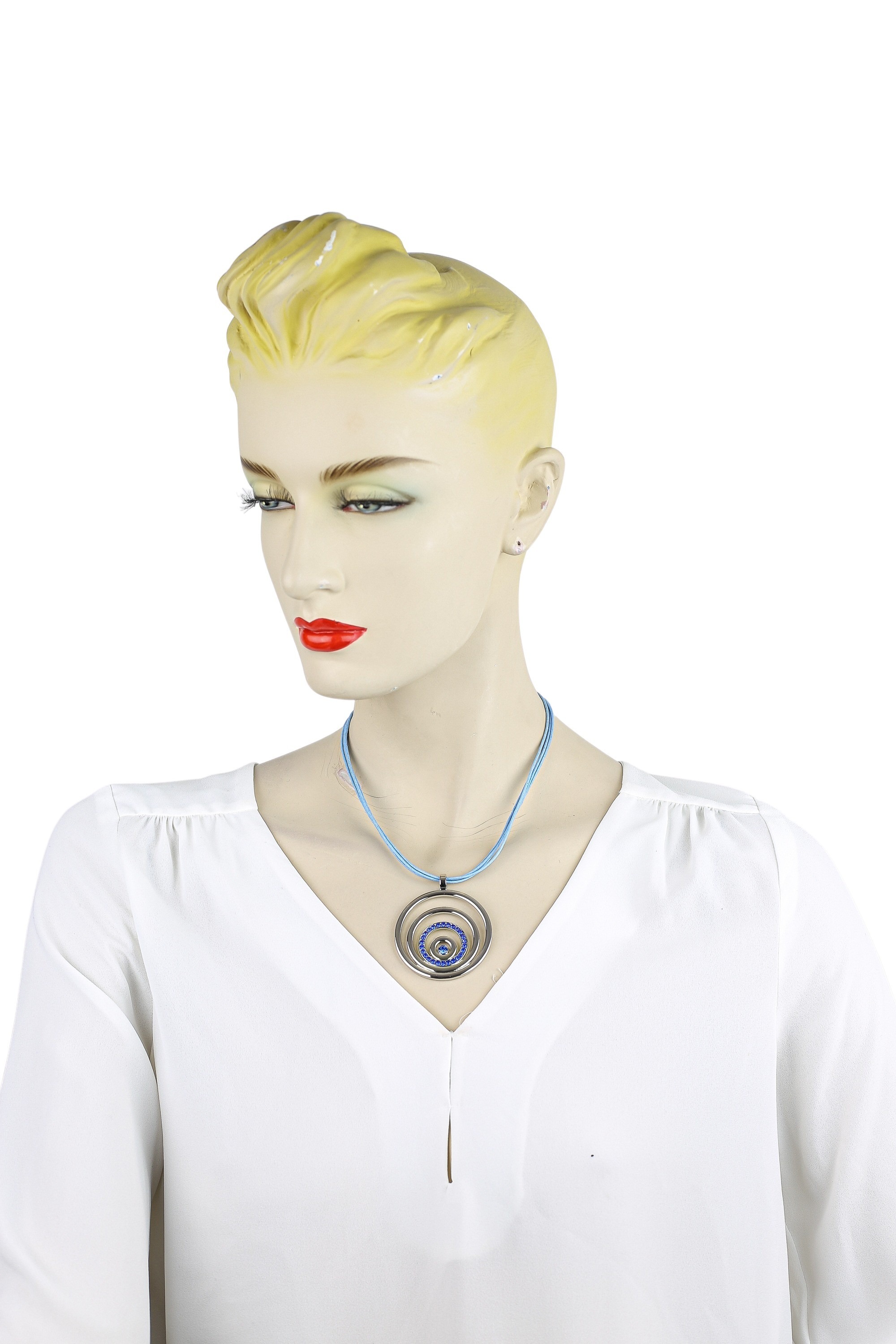 COLLEZIONE ALESSANDRO Kette mit Anhänger »Bergamo« runder Anhänger