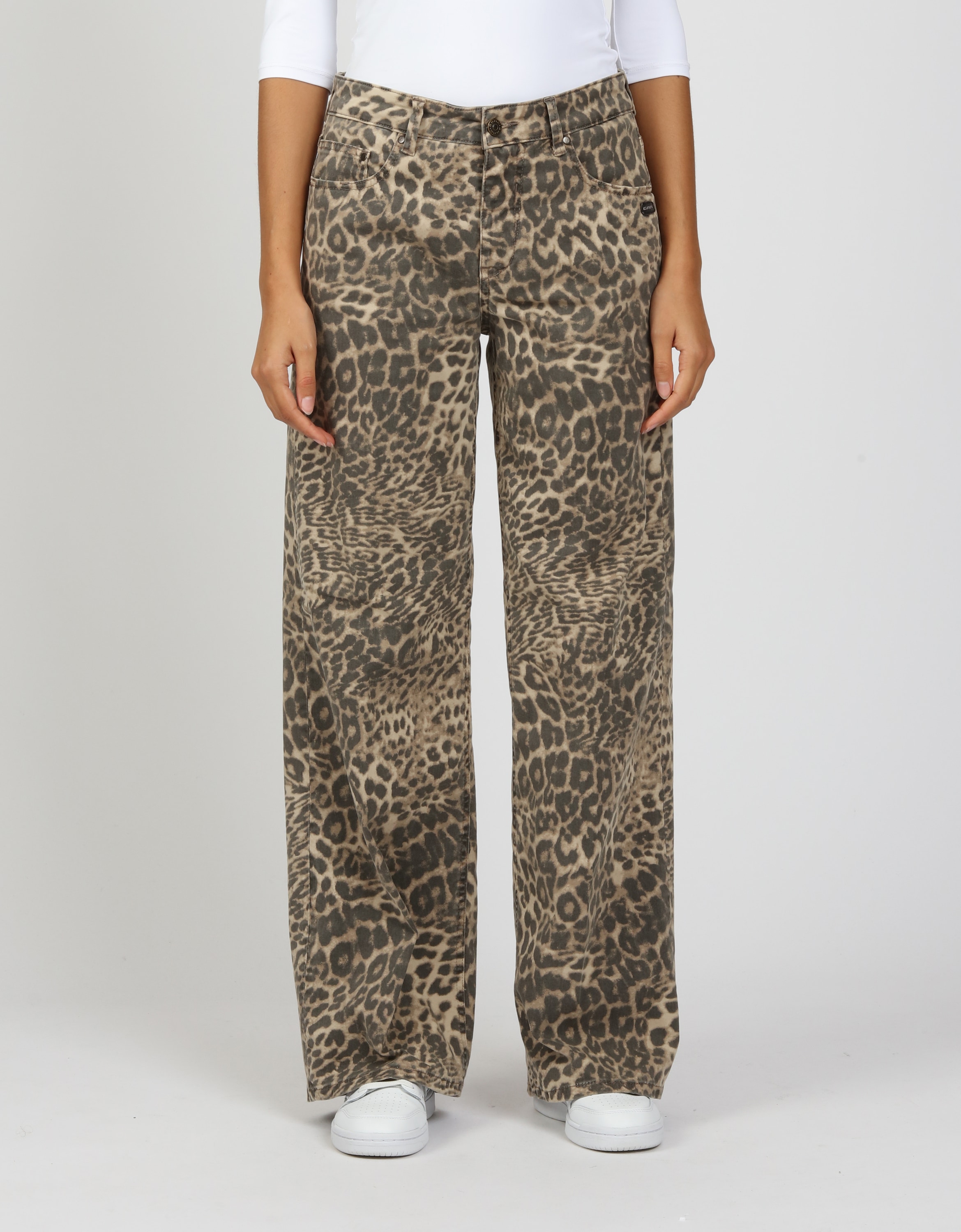 GANG Stoffhose "GANG Hosen Wide Fit 94CARLOTTA LONG" günstig online kaufen