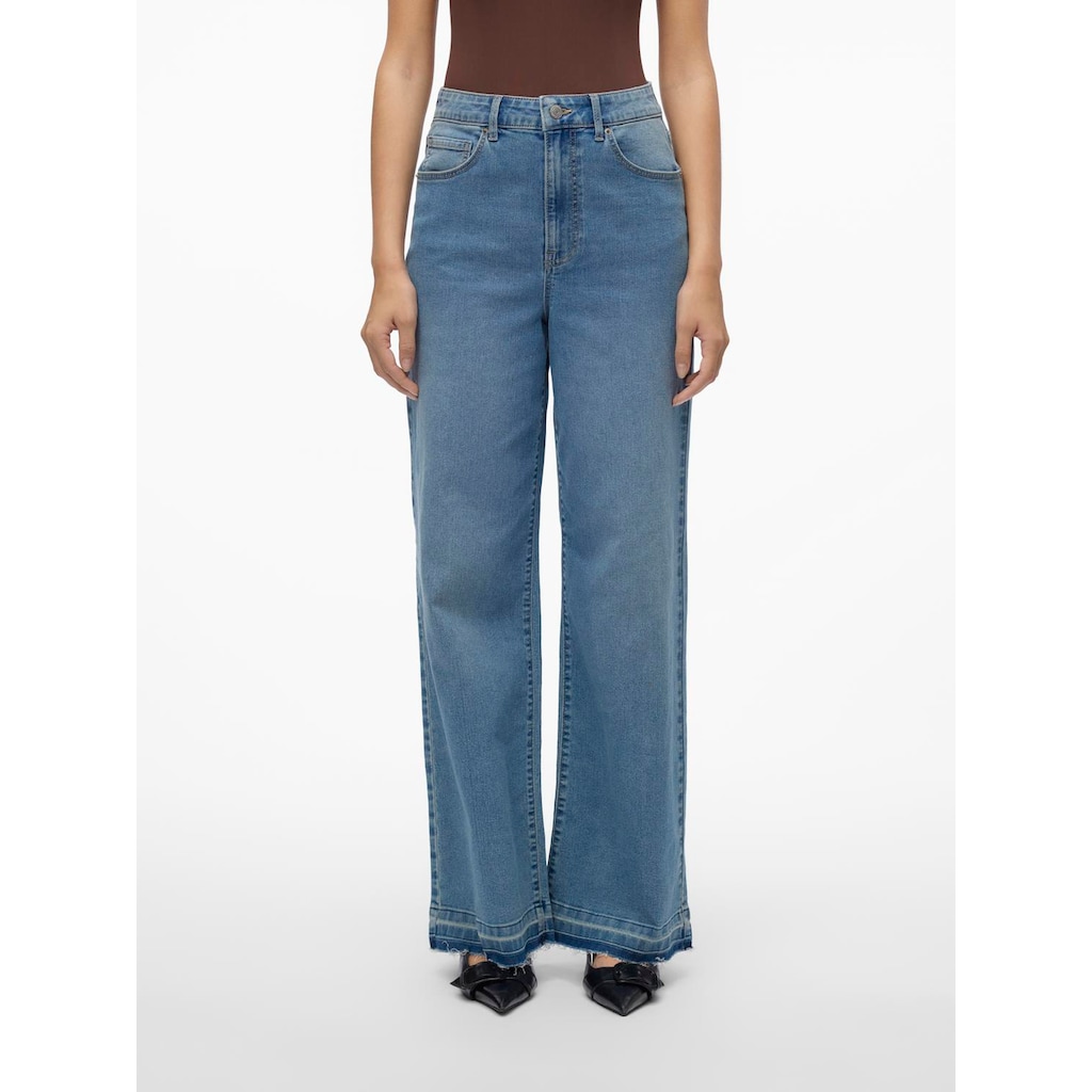 Vero Moda Weite Jeans »VMKATHY HR LOOSE WIDE FOLD DOWN J VI3371«