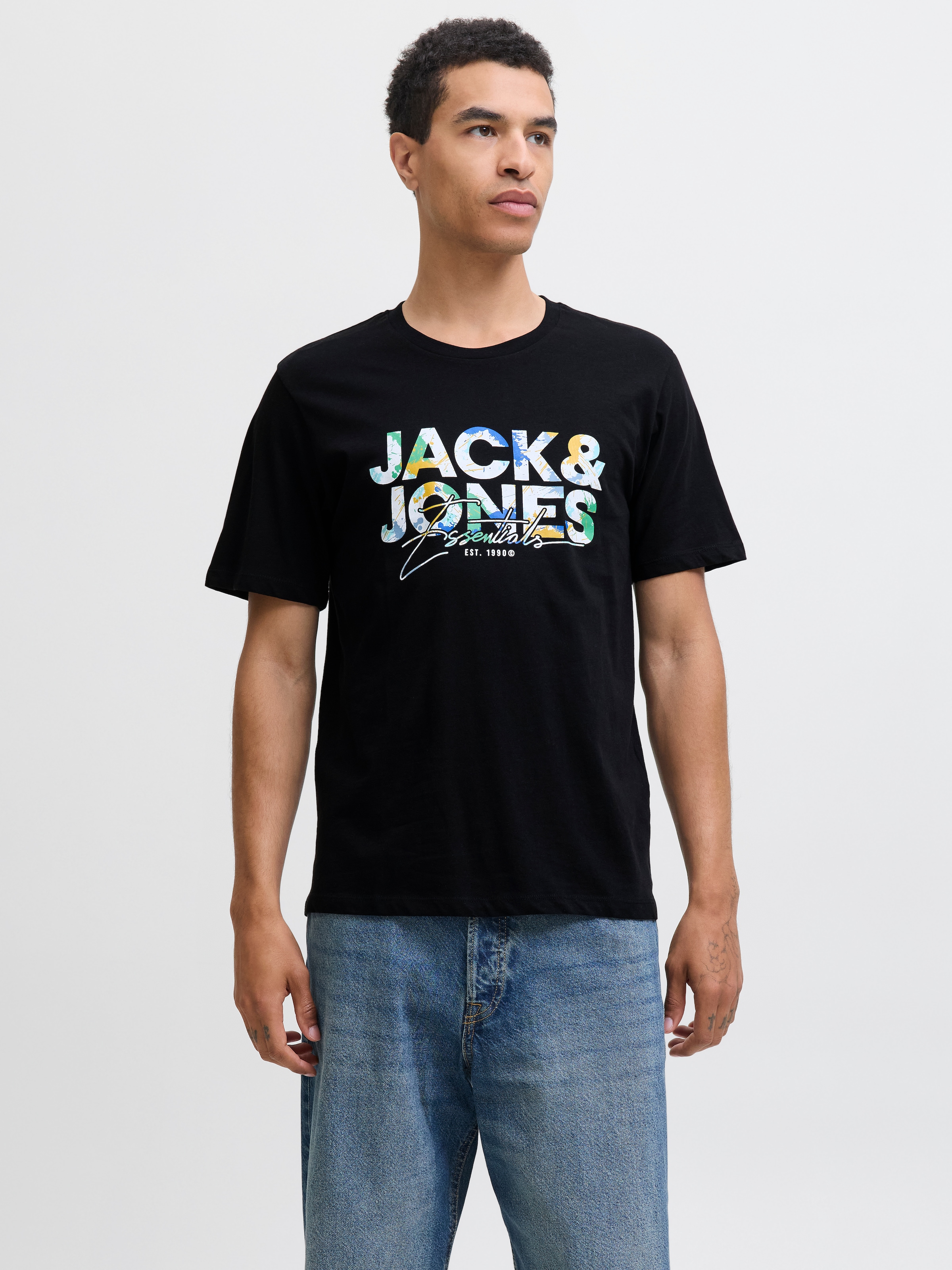 Jack & Jones Kurzarmshirt »JJGEPLAS TEE SS CREW NECK 3PK MP«