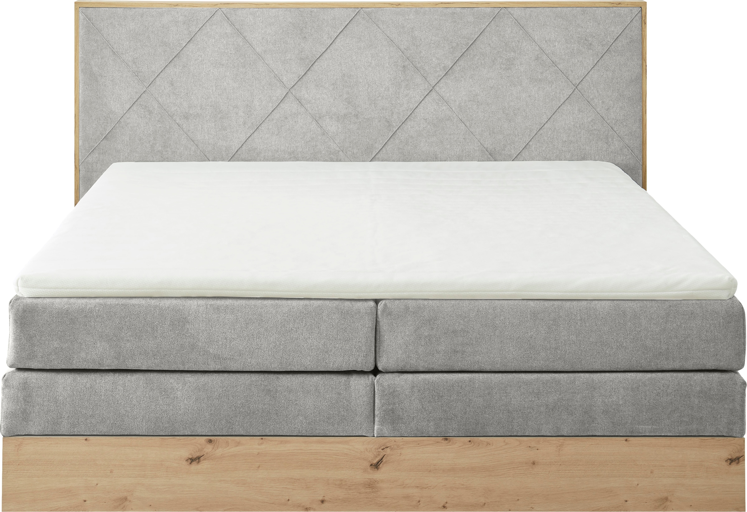 ED EXCITING DESIGN Boxspringbett »Bellevue«, inkl. Bettkasten, wahlweise mit Matratze und Topper