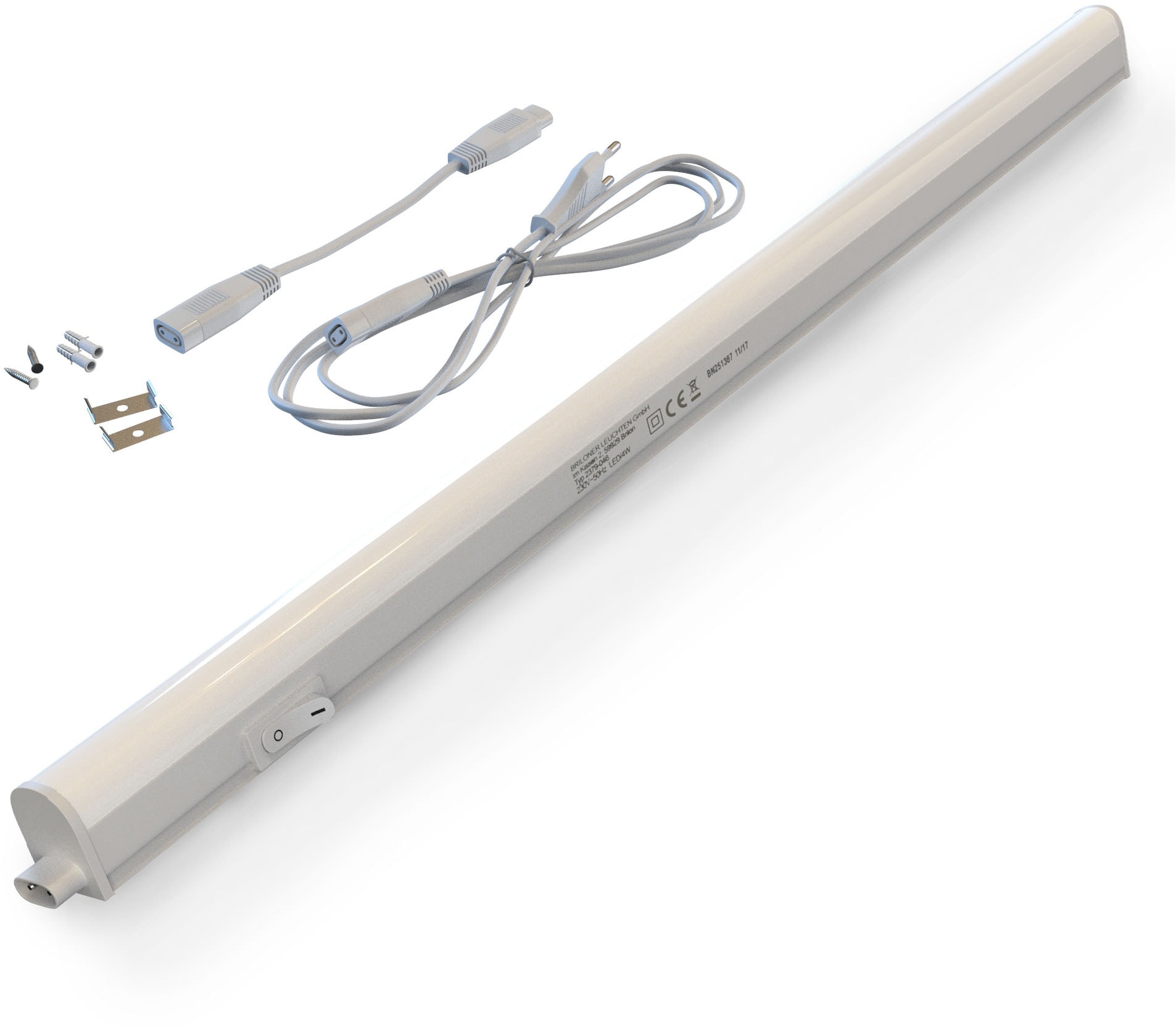 Briloner Leuchten LED Unterbauleuchte »2er Set LED Unterbauleuchte Küche, weiß«, 2er Set LED Unterbauleuchte Küche 58,5 cm erweiterbar