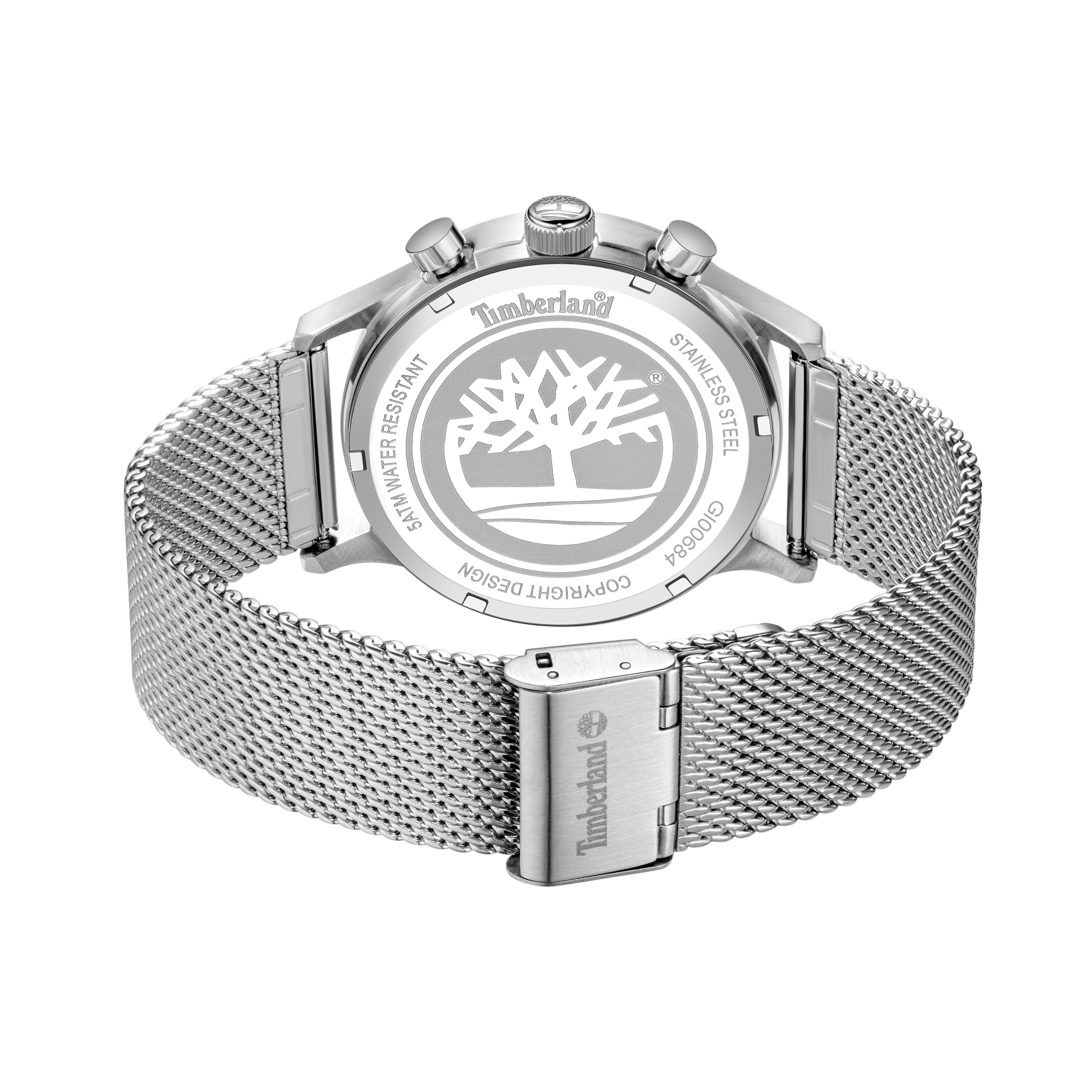 Timberland Chronograph »Annes Brook« Quarzuhr, Armbanduhr, Herrenuhr, Edelstahlarmband, analog, Tag