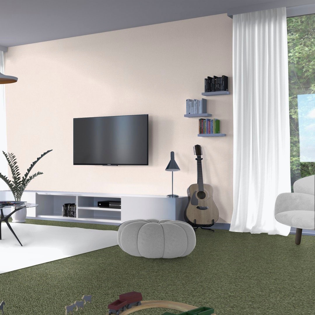 Bodenmeister Teppichboden »Baltic, Schlinge - meliert, Made in Belgium«, rechteckig, 5 mm Höhe, Wohnzimmer, Schlafzimmer, Kinderzimmer, Breite 400/500 cm