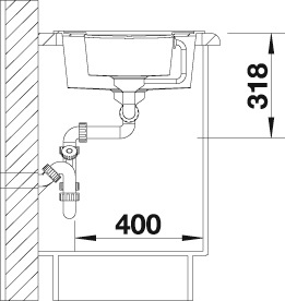 Blanco Granitspüle »METRA 6 S«, aus SILGRANIT®, inkl. Edelstahl Multifunktionsschale