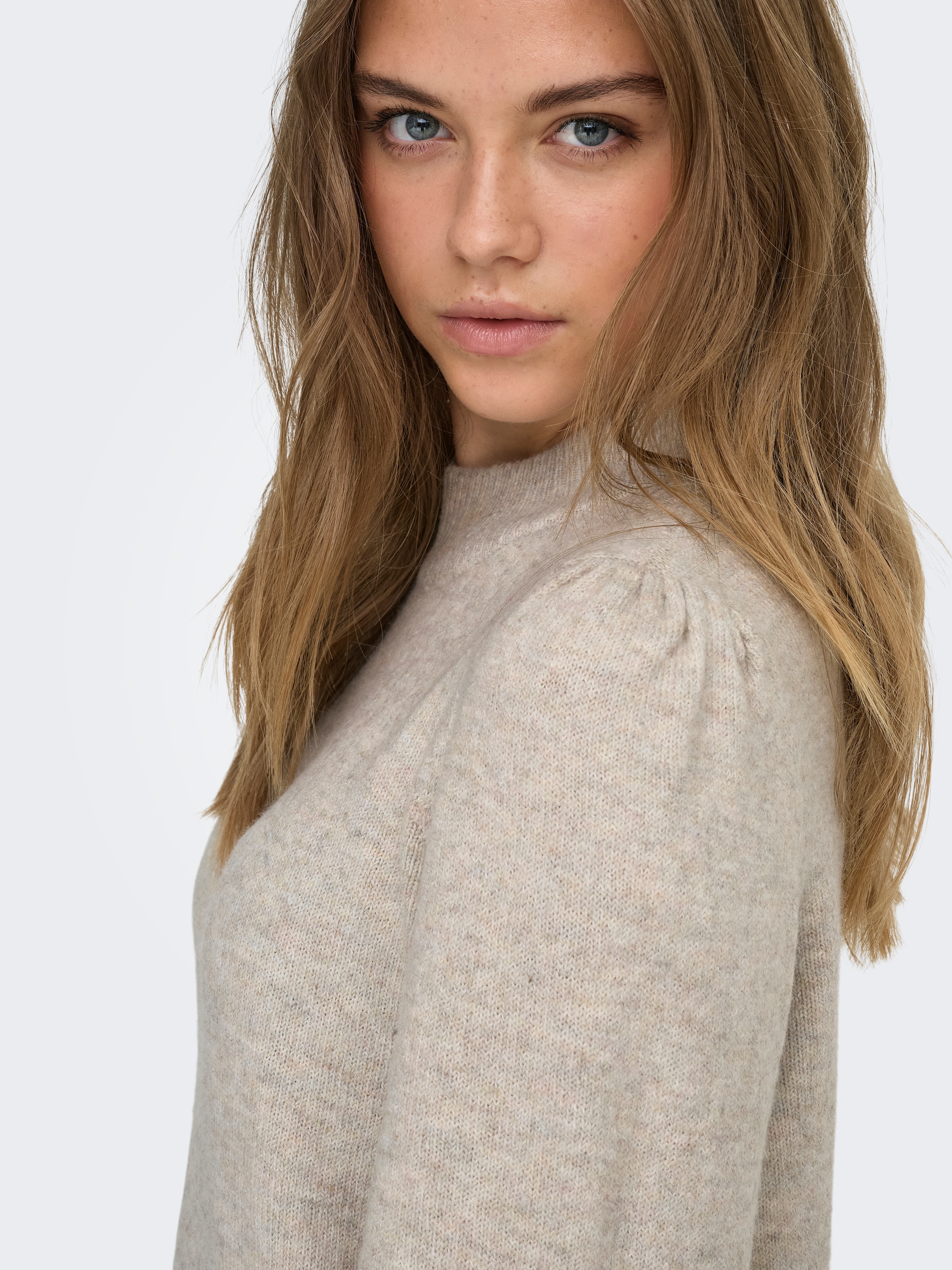 JDY Strickkleid »JDYRUE LIFE L/S HIGH NECK DRESS KNT NOOS«