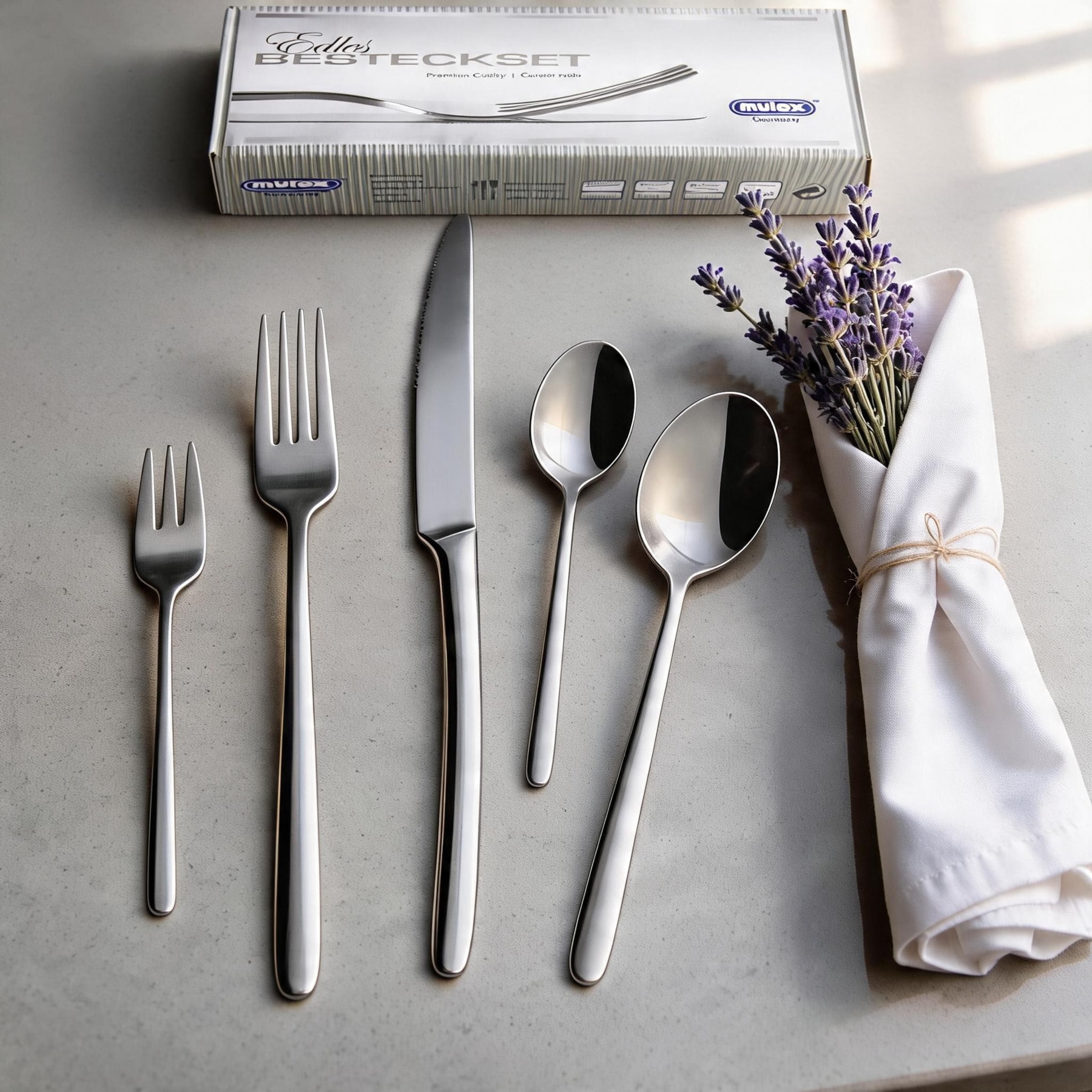 Mulex Besteck-Set »Pasadena« hochglanzpoliert