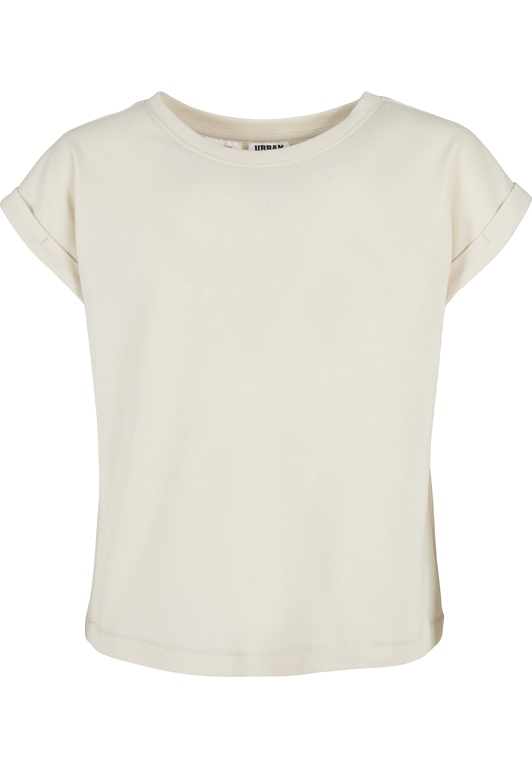 URBAN CLASSICS T-Shirt "Urban Classics Damen Girls Organic Extended Shoulder Tee" 1 Stk.
