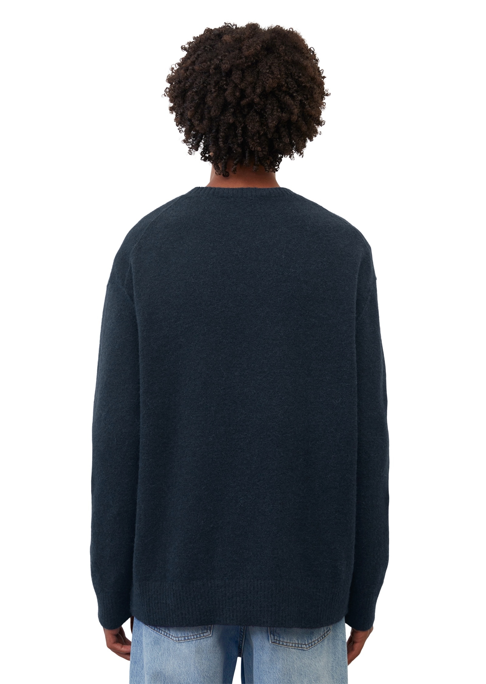 Marc O'Polo DENIM Rundhalspullover »aus weichem Alpaca-Wool-Bend«