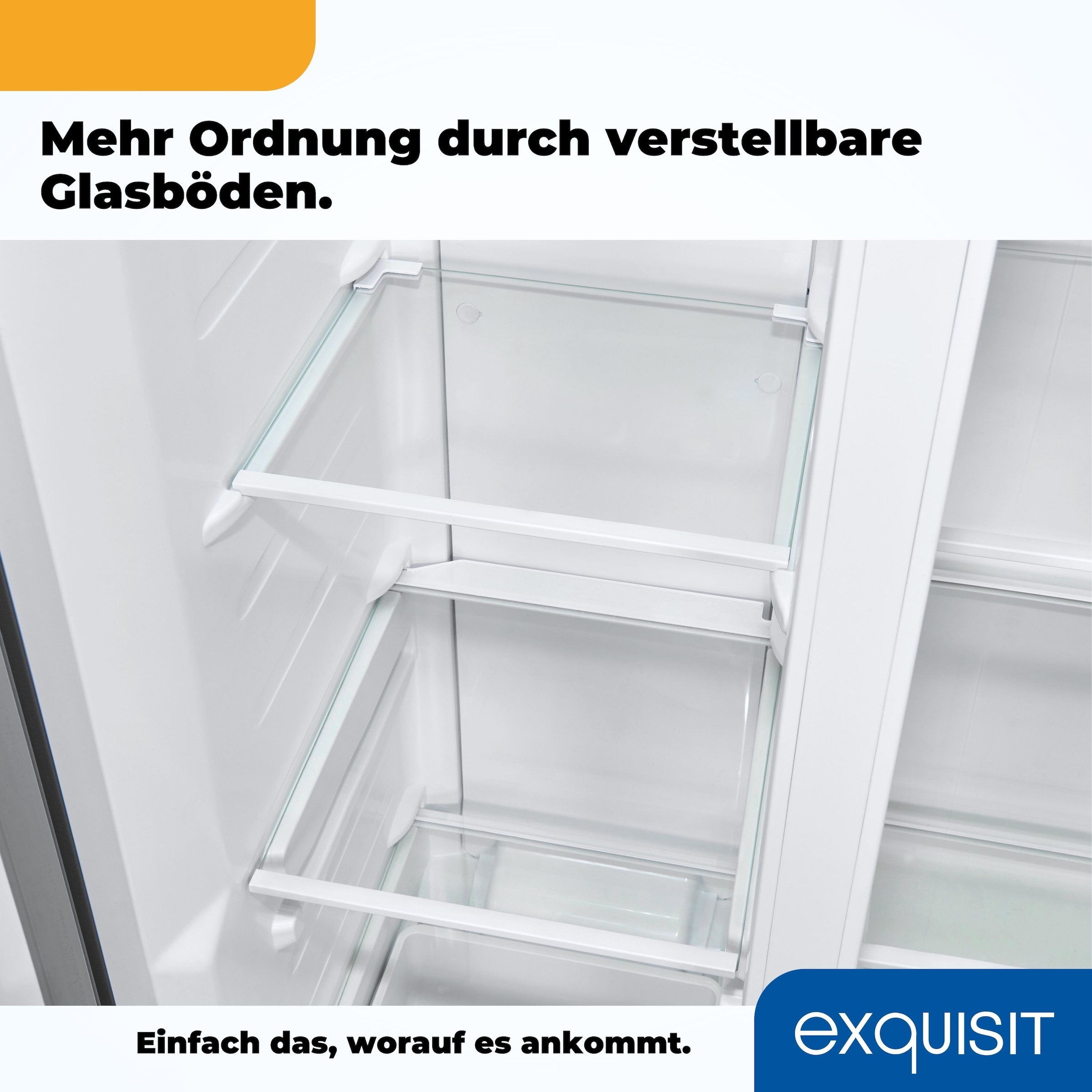 exquisit Side-by-Side »SBS450-360E anthrazit«