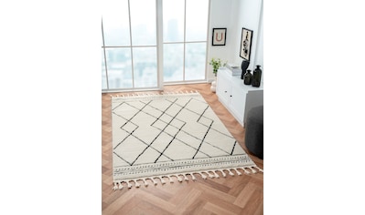 Hochflor-Teppich »Moroccan Design«, rechteckig