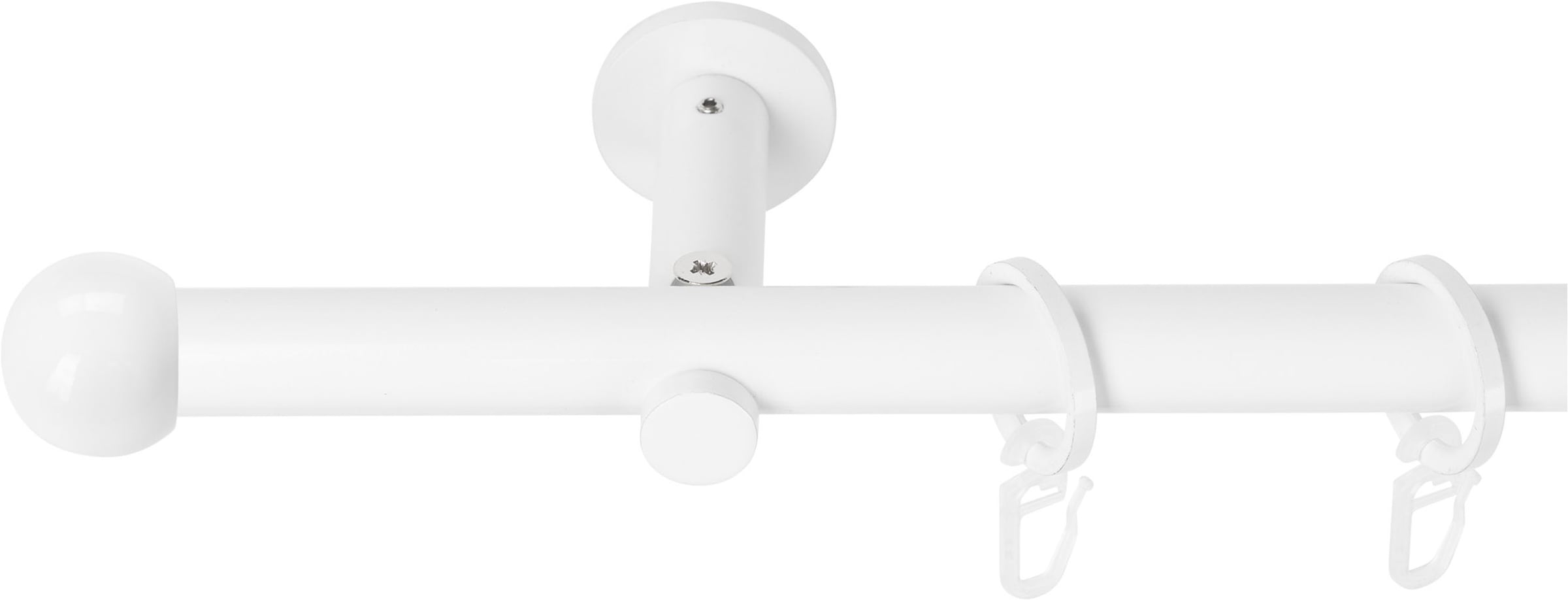 SN DECO GROUP Gardinenstange Ø 19 mm 1 läufig-läufig Fixmaß;kürzbar