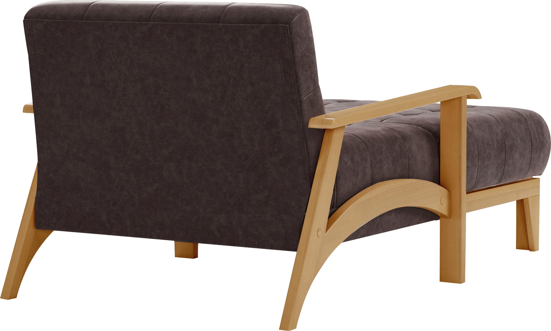 sit&more Recamiere »Billund«, Armlehnen aus eichefarbigem Buchenholz, verschiedene Bezüge und Farben