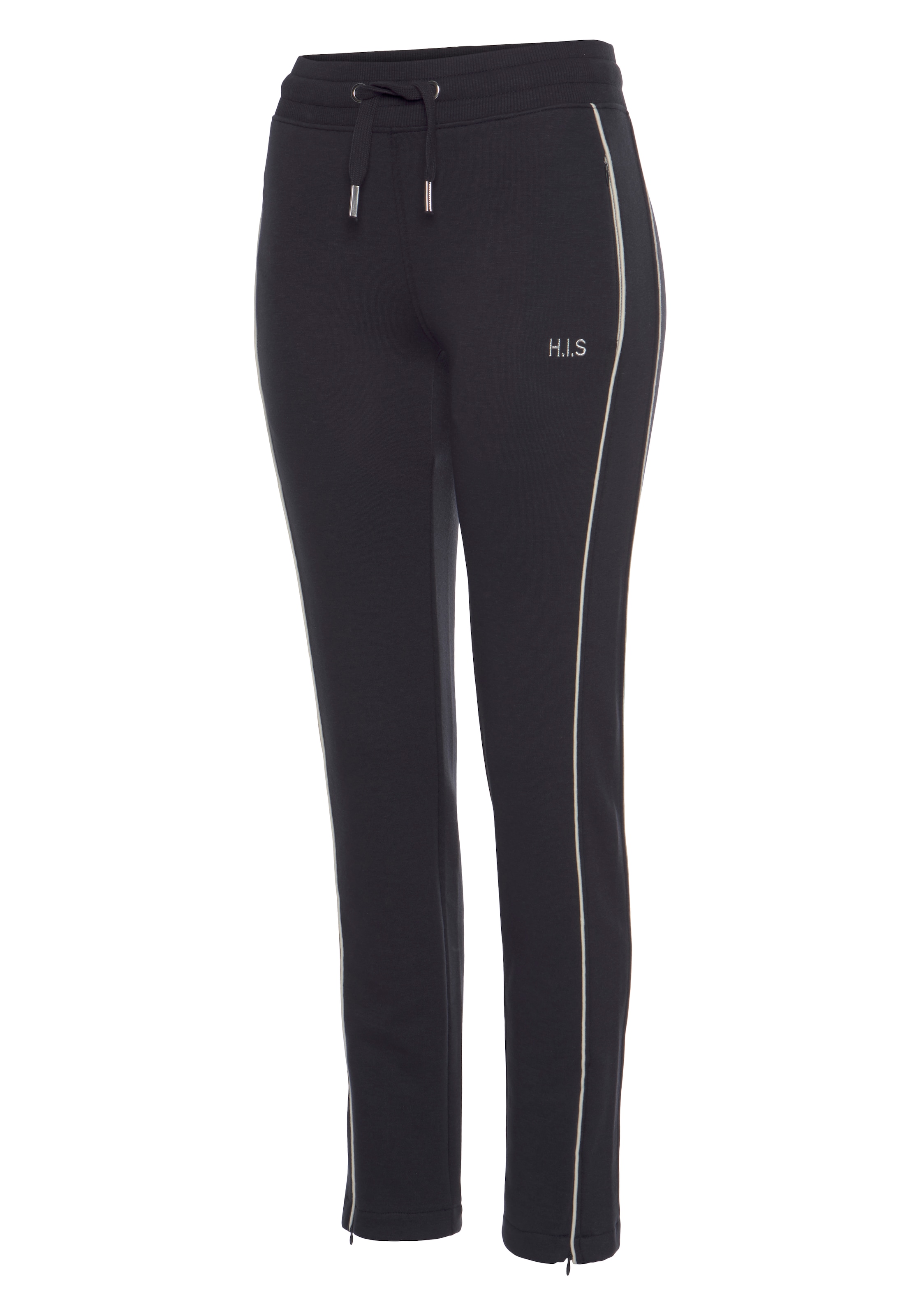 H.I.S Sweathose  mit Reißverschluss am Beinsaum, Loungeanzug