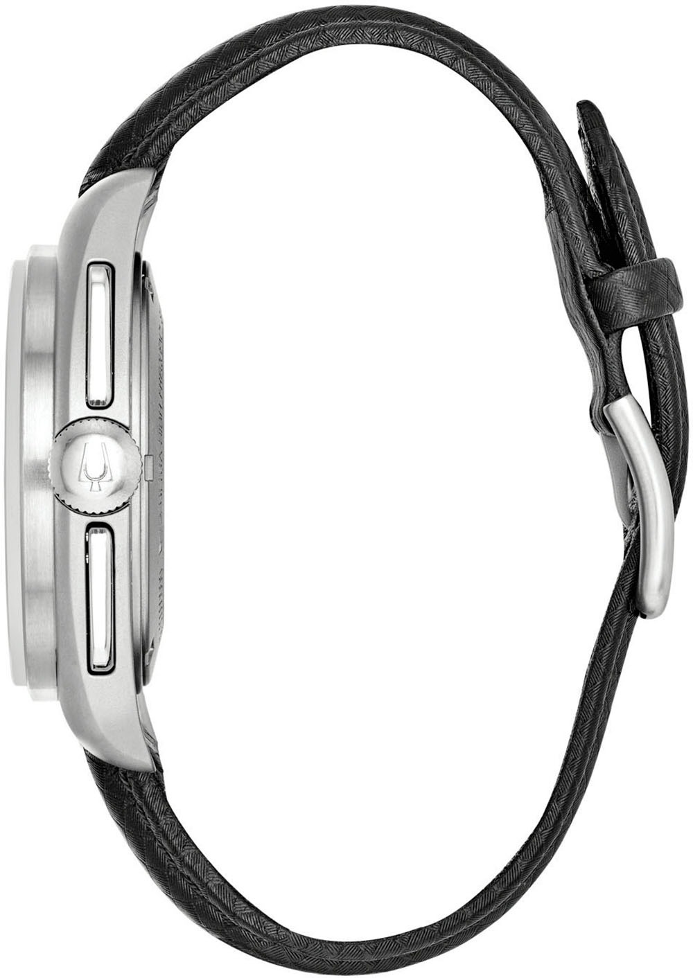 Bulova Chronograph »Lunar Pilot«, Quarzuhr, Armbanduhr, Herrenuhr, Lederarmband, analog, Tag