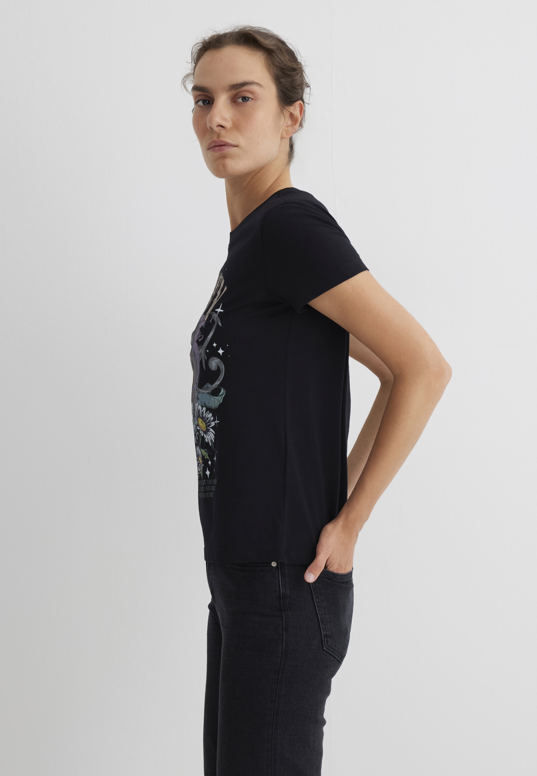 Mavi T-Shirt »BUTTERFLY PRINTED T-SHIRT«, Print T-Shirt
