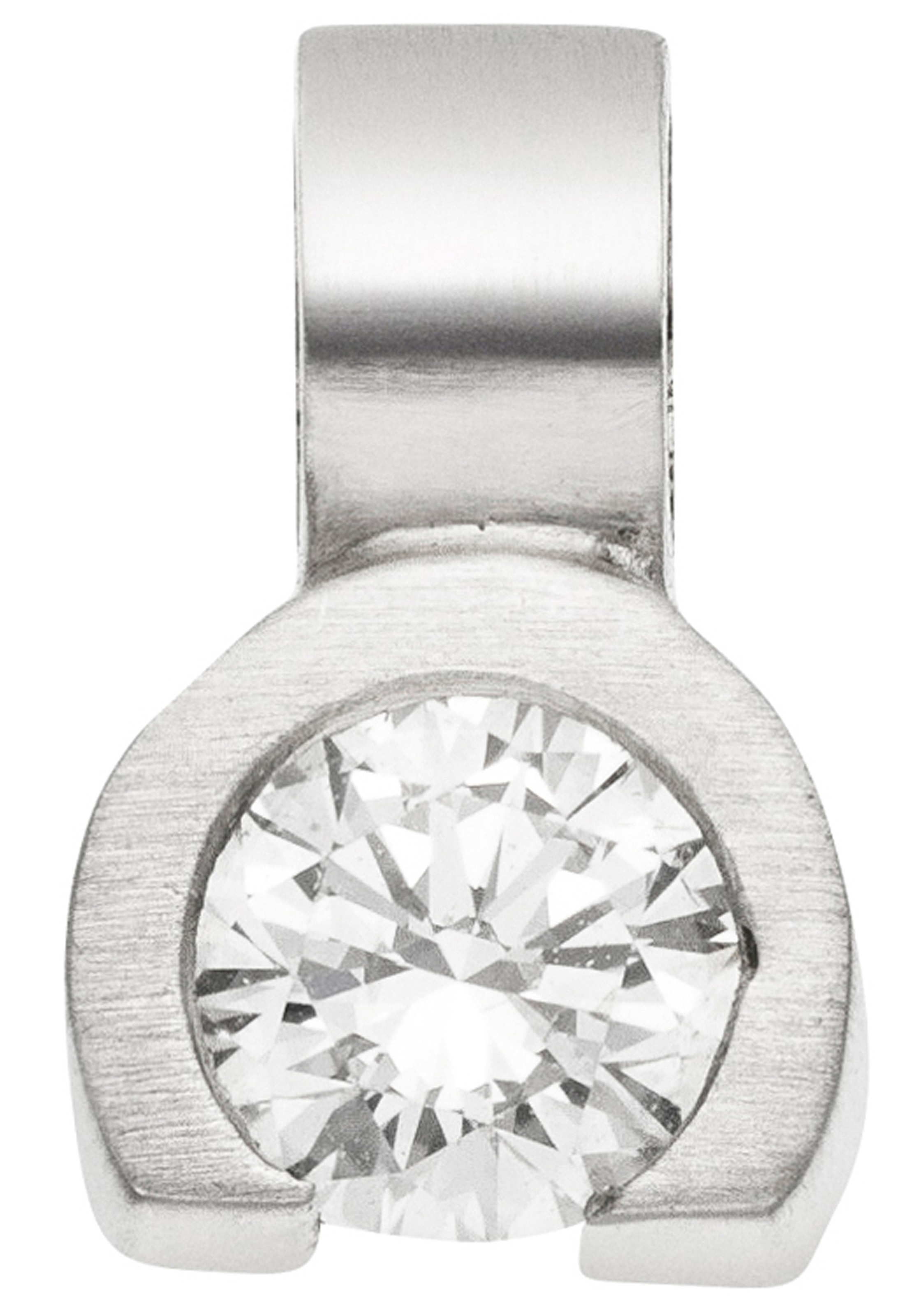 JOBO Damen Kettenanhänger "Kleiner Anhänger Platinanhänger 8 mm", SI = kleine Einschlüsse, Diamanten Platin 950platin 950, Diamanten, Platin 950,