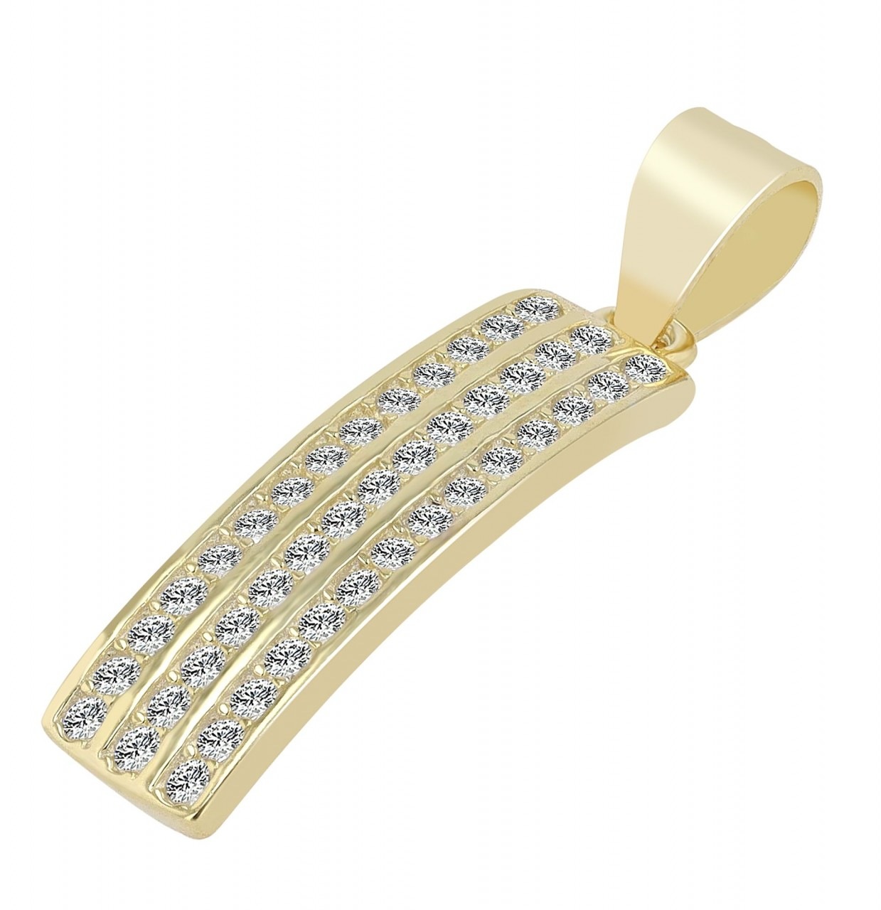 Adelia's Sterling Silver Pendant Gold 2