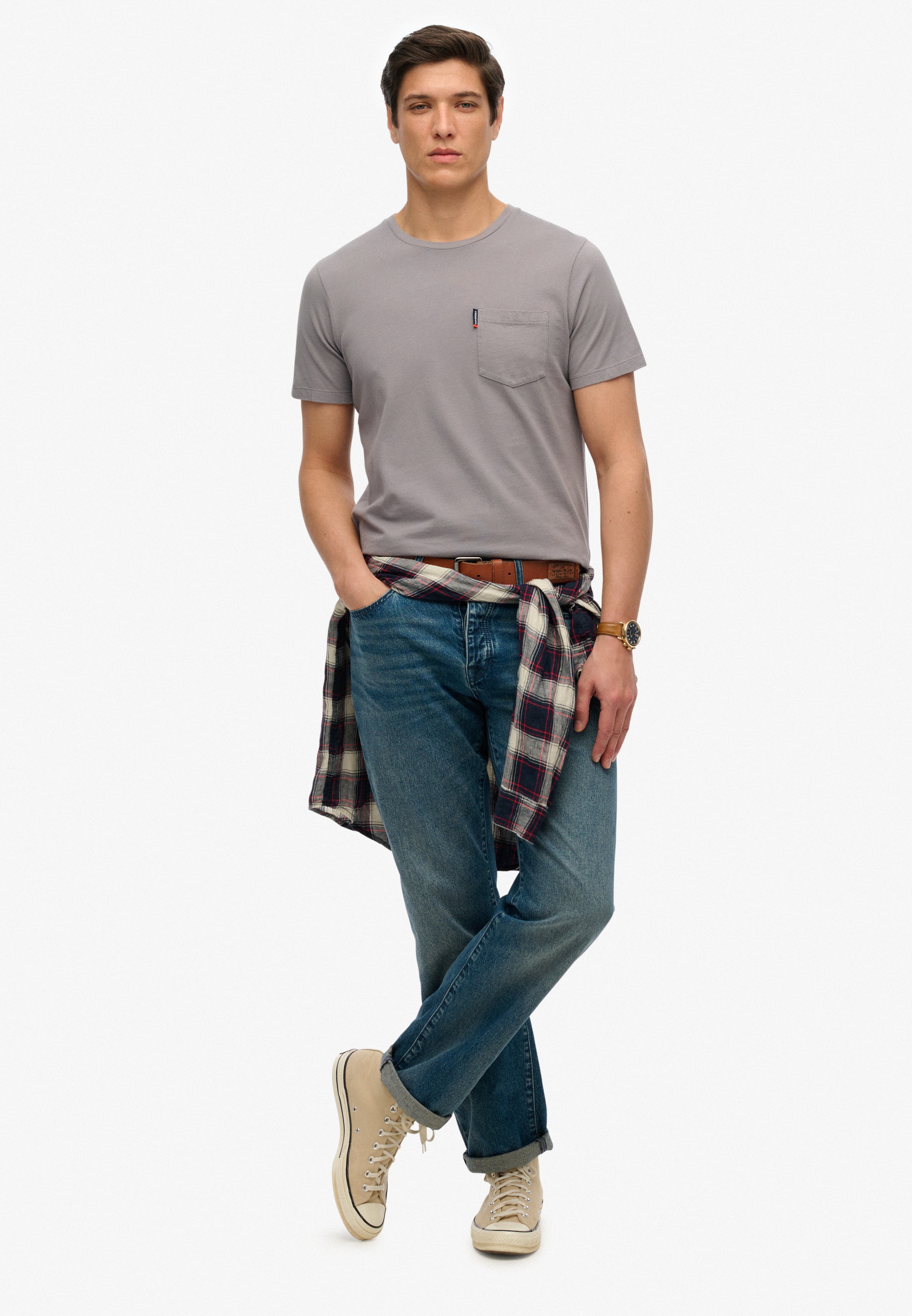 Superdry Rundhalsshirt »CLASSIC ESSENTIAL POCKET TEE«