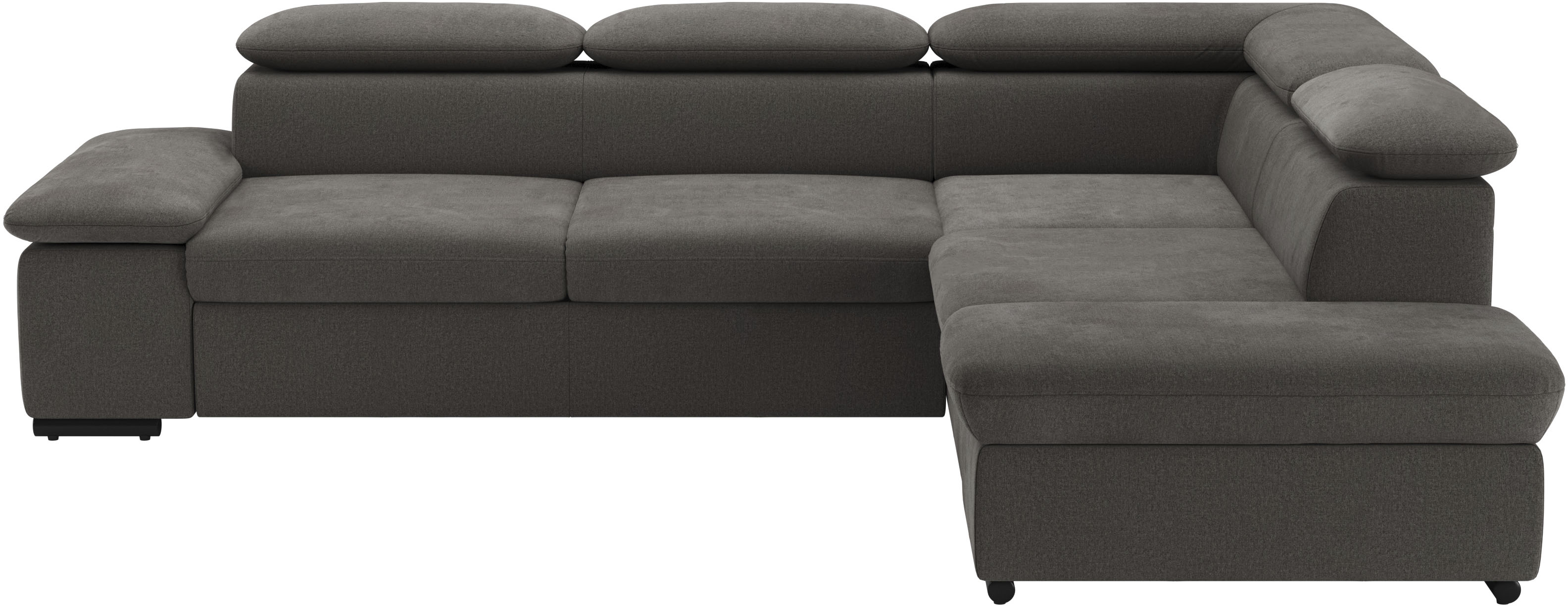 sit&more Ecksofa "Alcudia L-Form, B: 272 cm, Arm- und Kopfteilverstellung, Eckcouch" mit Schlaffunktion, Komfortsitz