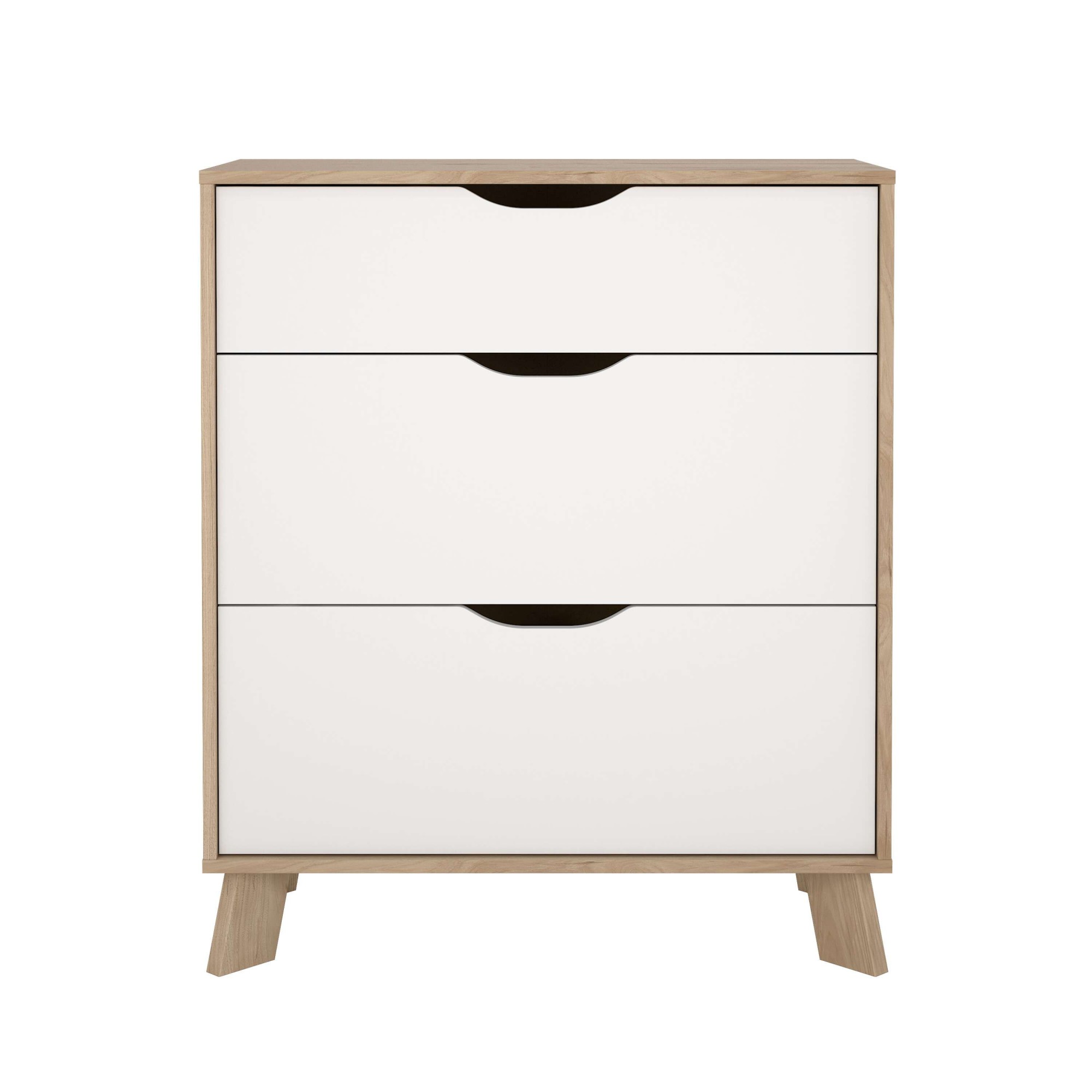 andas Kommode »Ikast, Schubladenschrank, Aufbewahrung, Stauraum«, 3 Schubladen, Eingriffsmulden, Breite 79 cm