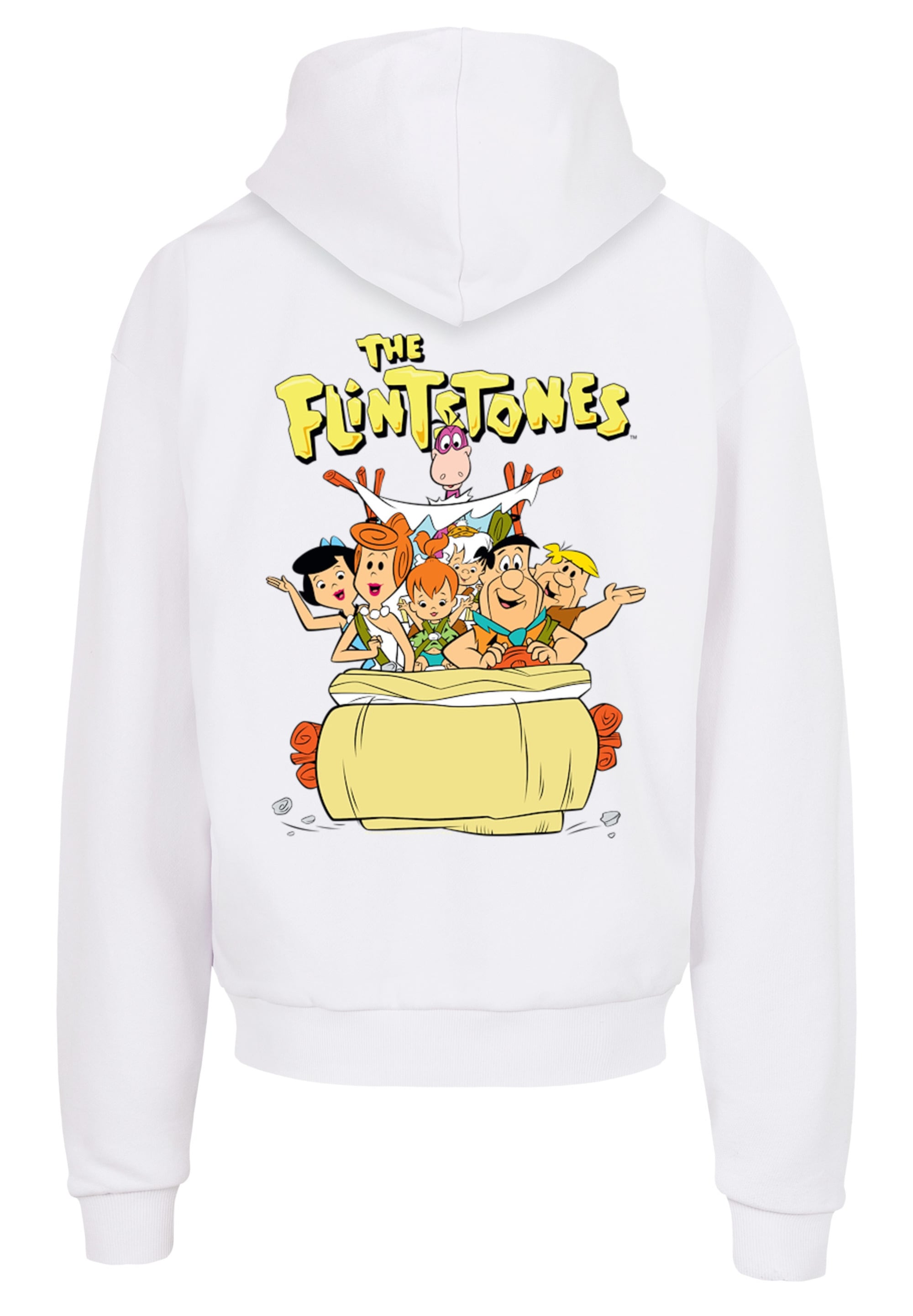 F4NT4STIC Kapuzenpullover »The Flintstones The Ride Familie Feuerstein«, Print