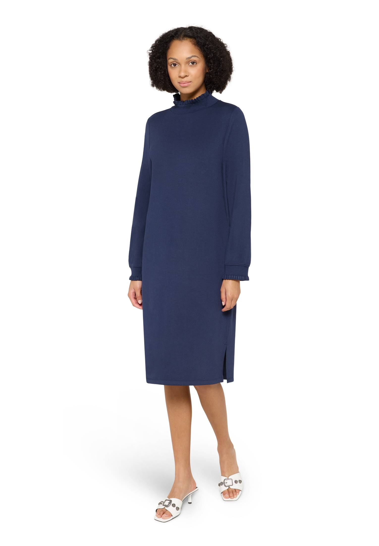 Cartoon Druckkleid "Damen mit Eingrifftaschen" Ohne Tasche günstig online kaufen