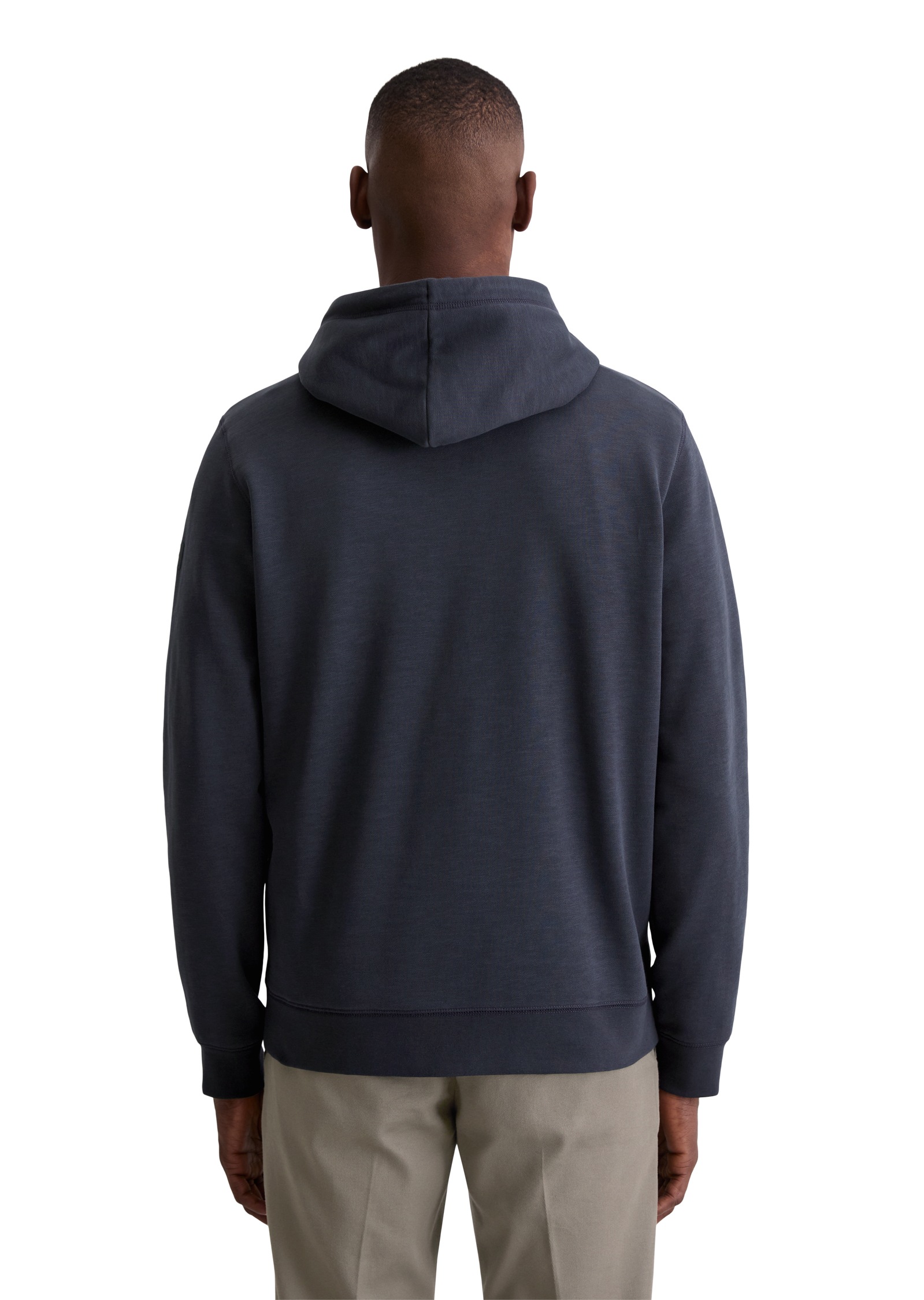 Marc OPolo Kapuzensweatjacke "regular fit aus weichem Bio-Baumwoll-Sweat" m günstig online kaufen