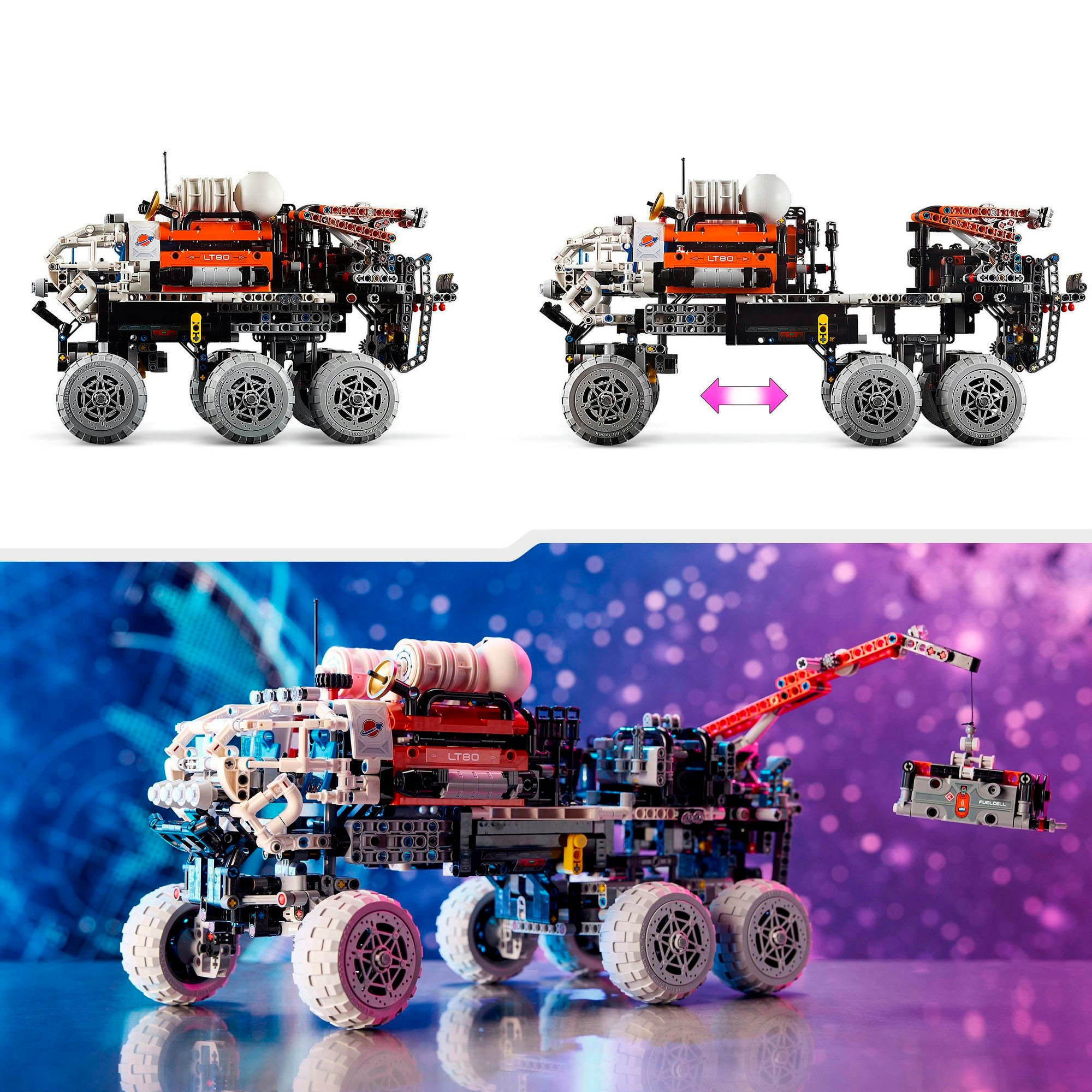 LEGO® Konstruktionsspielsteine »Mars Exploration Rover (42180), LEGO® Technic«, (1599 St.), Made in Europe