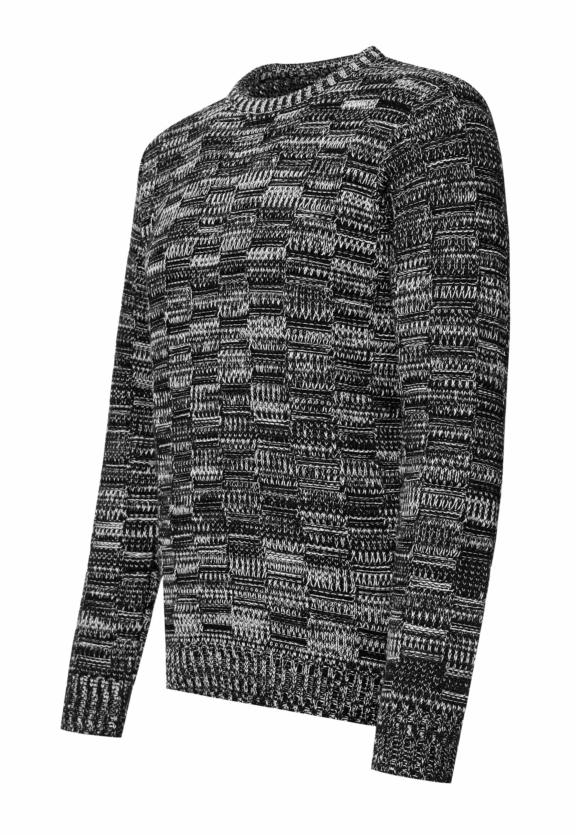 Rusty Neal Strickpullover mit dezenter Musterung und Strick-Design