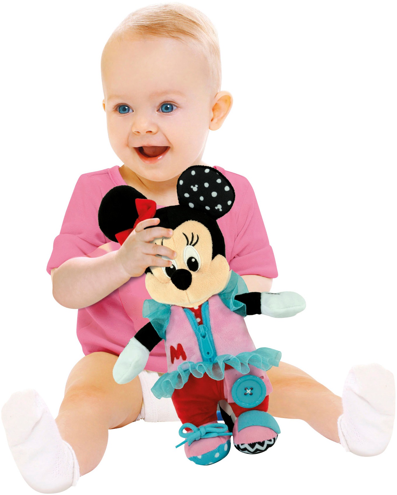 Clementoni® Stoffpuppe »Disney Baby, Baby Minnie Dress up«
