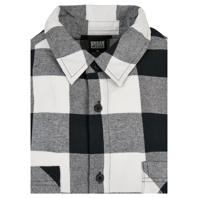 URBAN CLASSICS Langarmhemd »Herren Long Oversized Checked Shirt«, (1 tlg.)  ▷ bestellen | BAUR