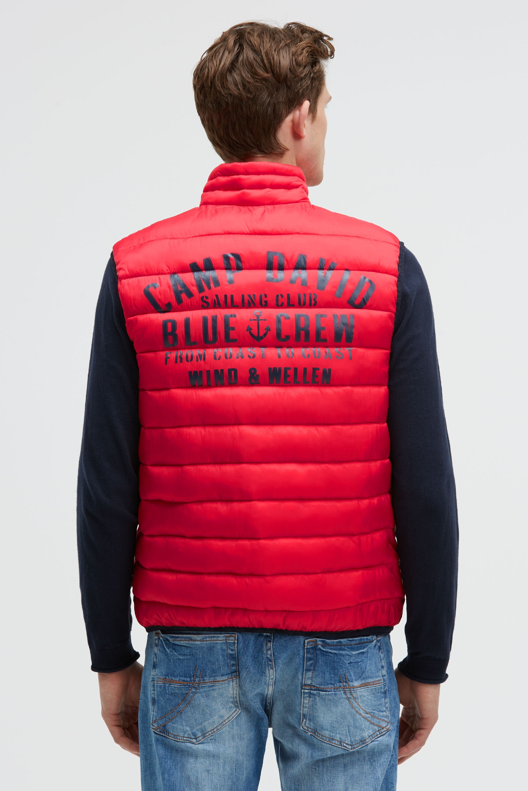 CAMP DAVID Steppweste, mit elastischem Saumabschluss günstig online kaufen