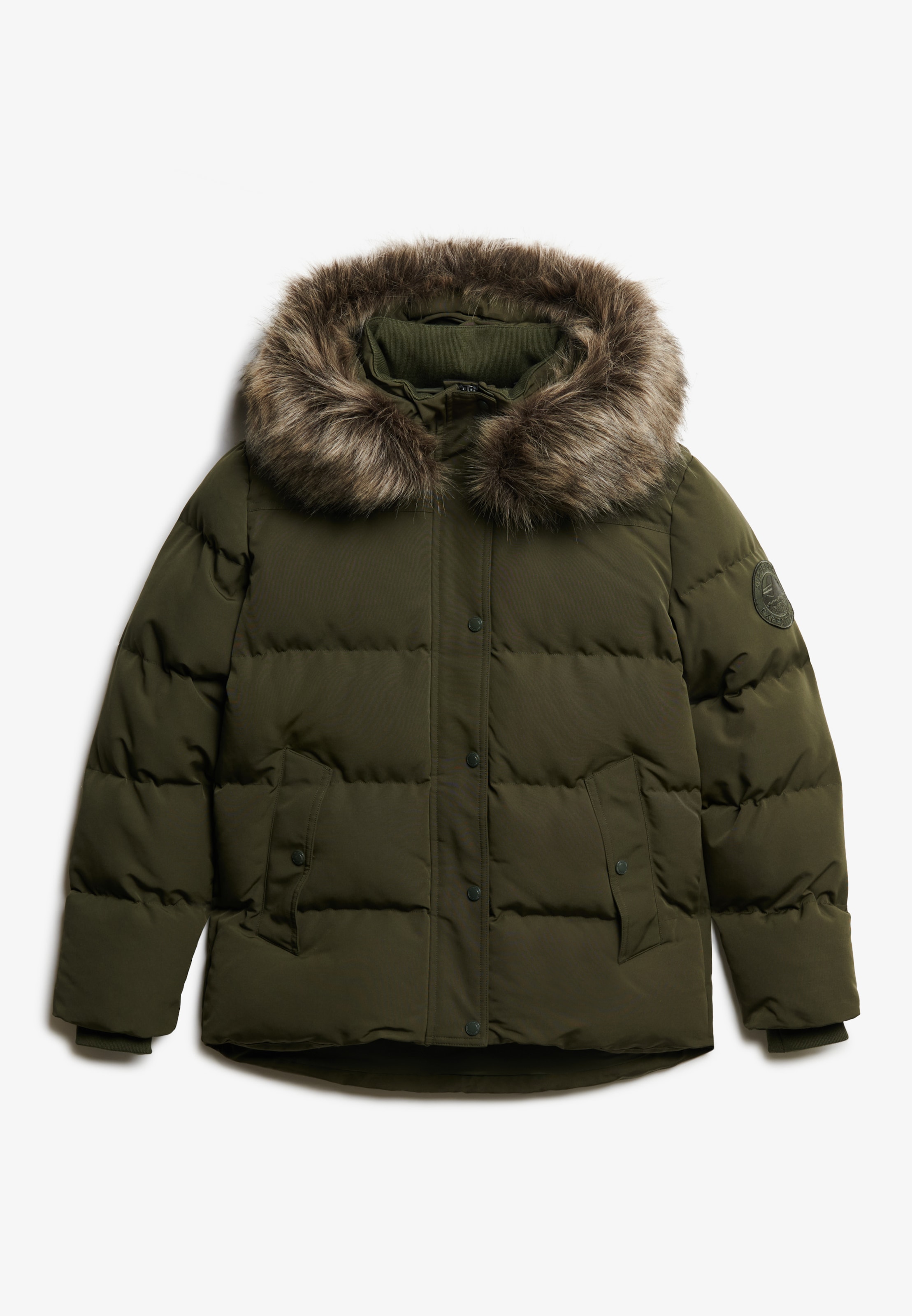 Superdry Steppjacke »EVEREST 5 BAFFLE PUFFER JKT«, mit Kapuze