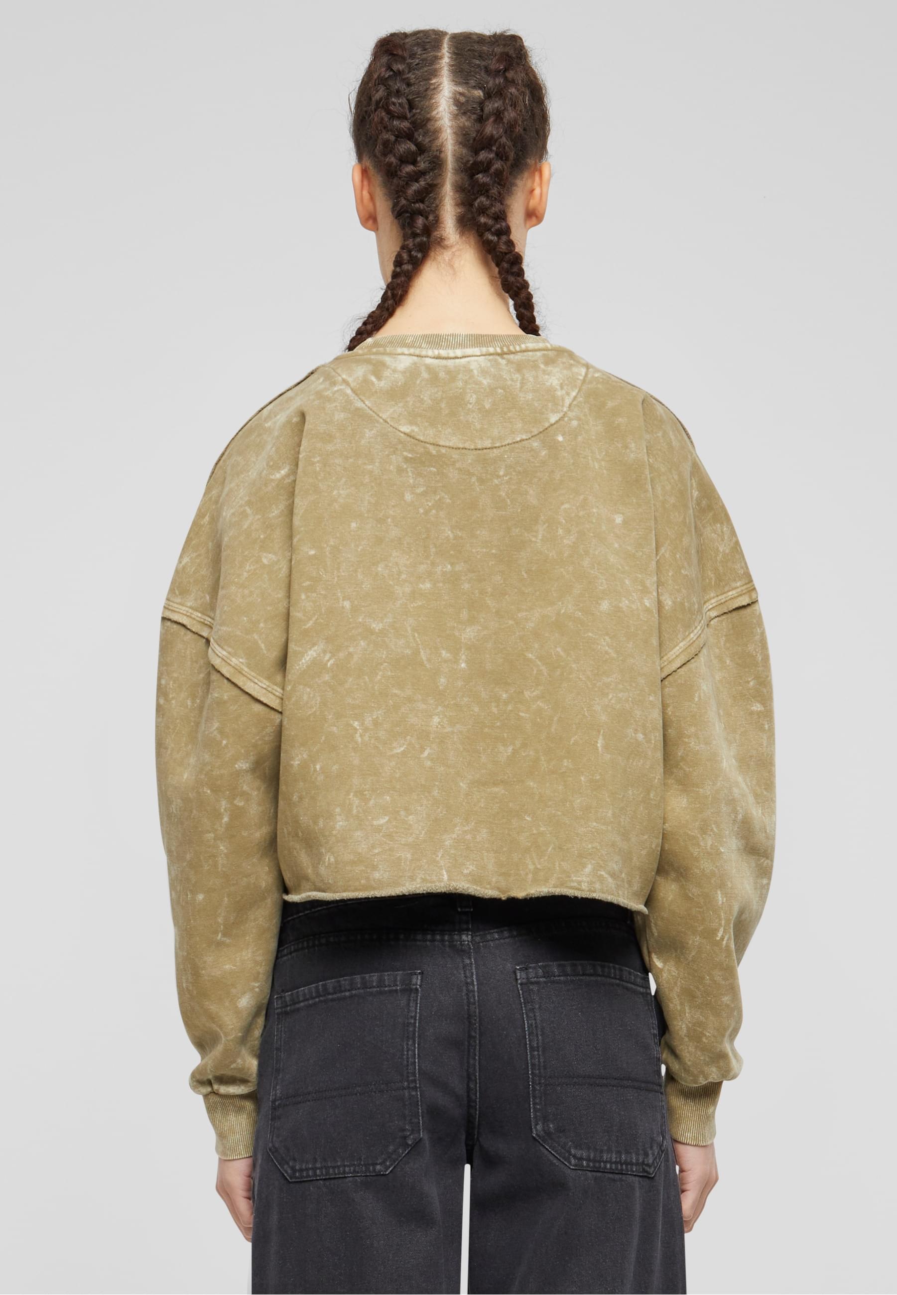 Karl Kani Sweater »Karl Kani Damen KW241-038-2 Karl Kani Signature Washed Crop Crew«