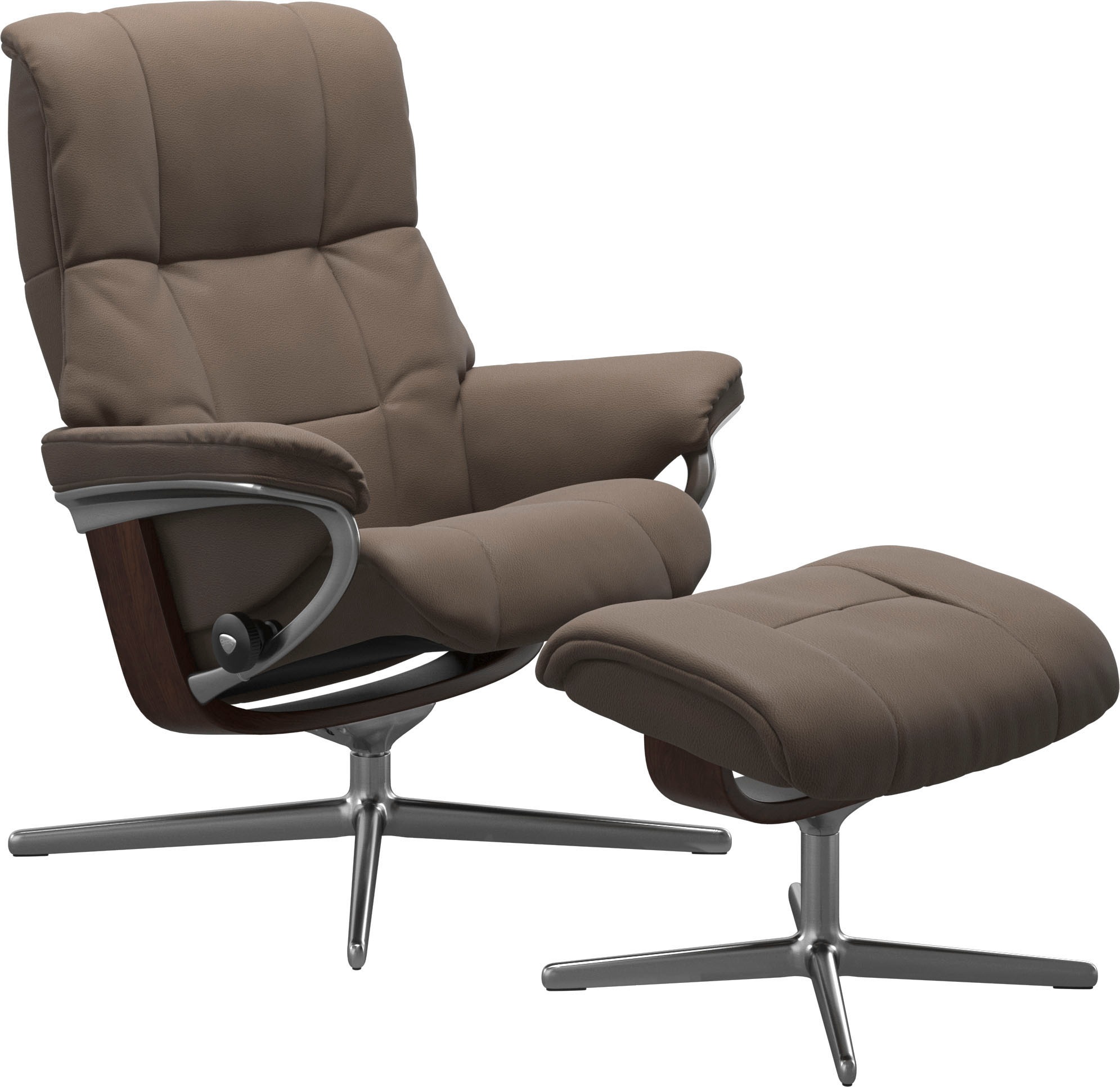 Stressless Fußhocker "Mayfair", mit Cross Base, Größe S, M & L, Holzakzent günstig online kaufen