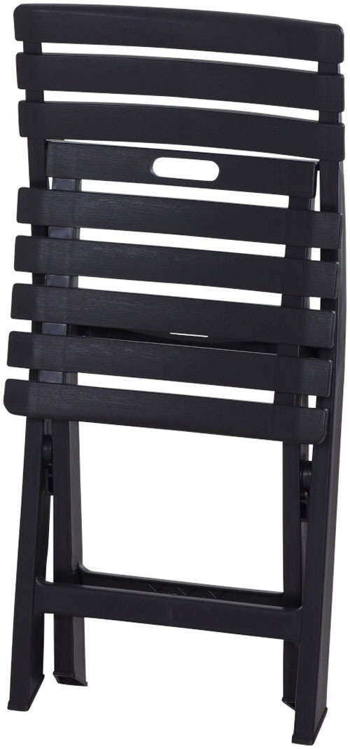 Progarden Balkonset »Club« Set, 3 tlg. anthrazit 3-teilig