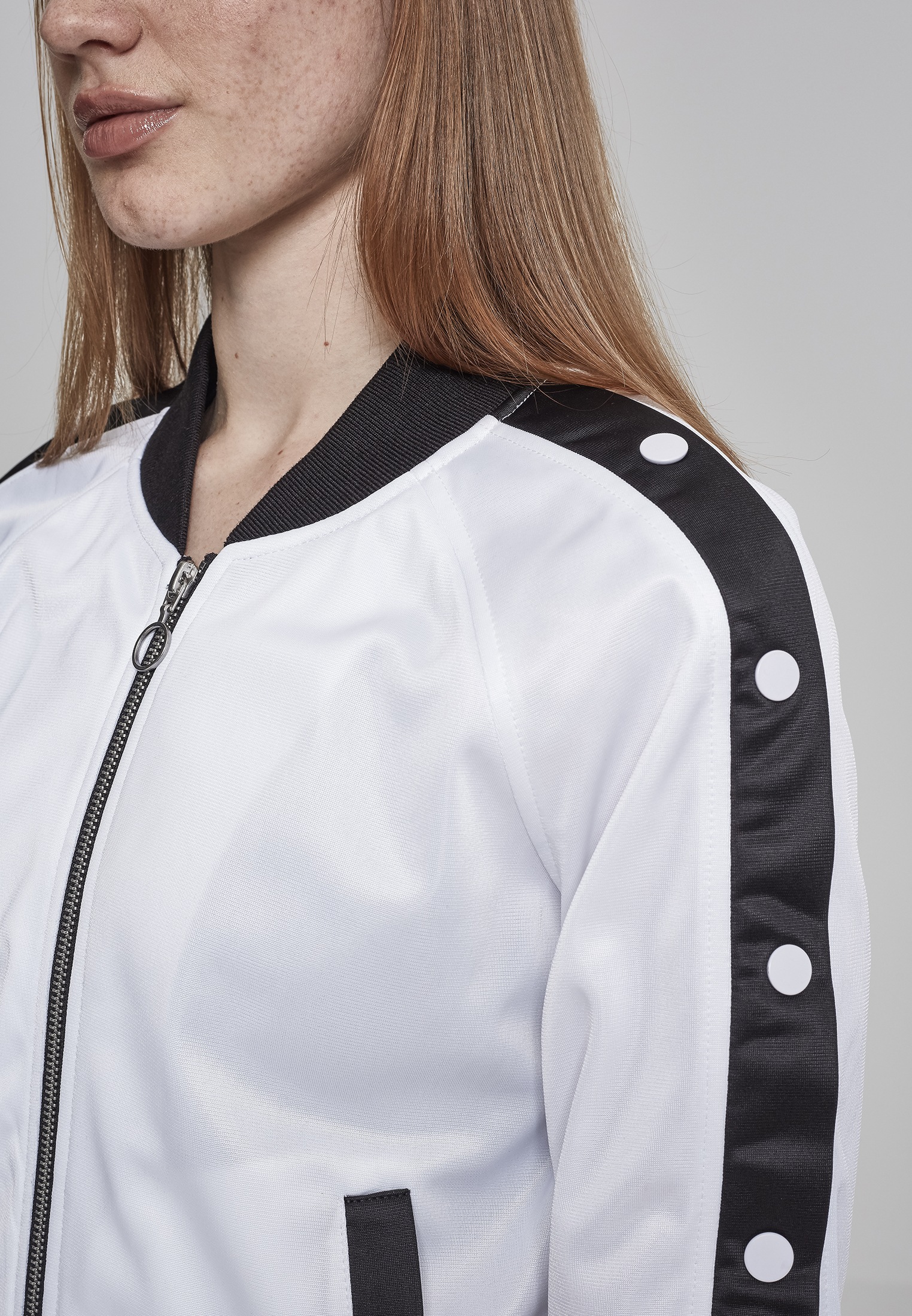 Button URBAN Up Jacket«, BAUR Strickfleecejacke CLASSICS | Kapuze »Damen ohne bestellen Track Ladies St.), (1