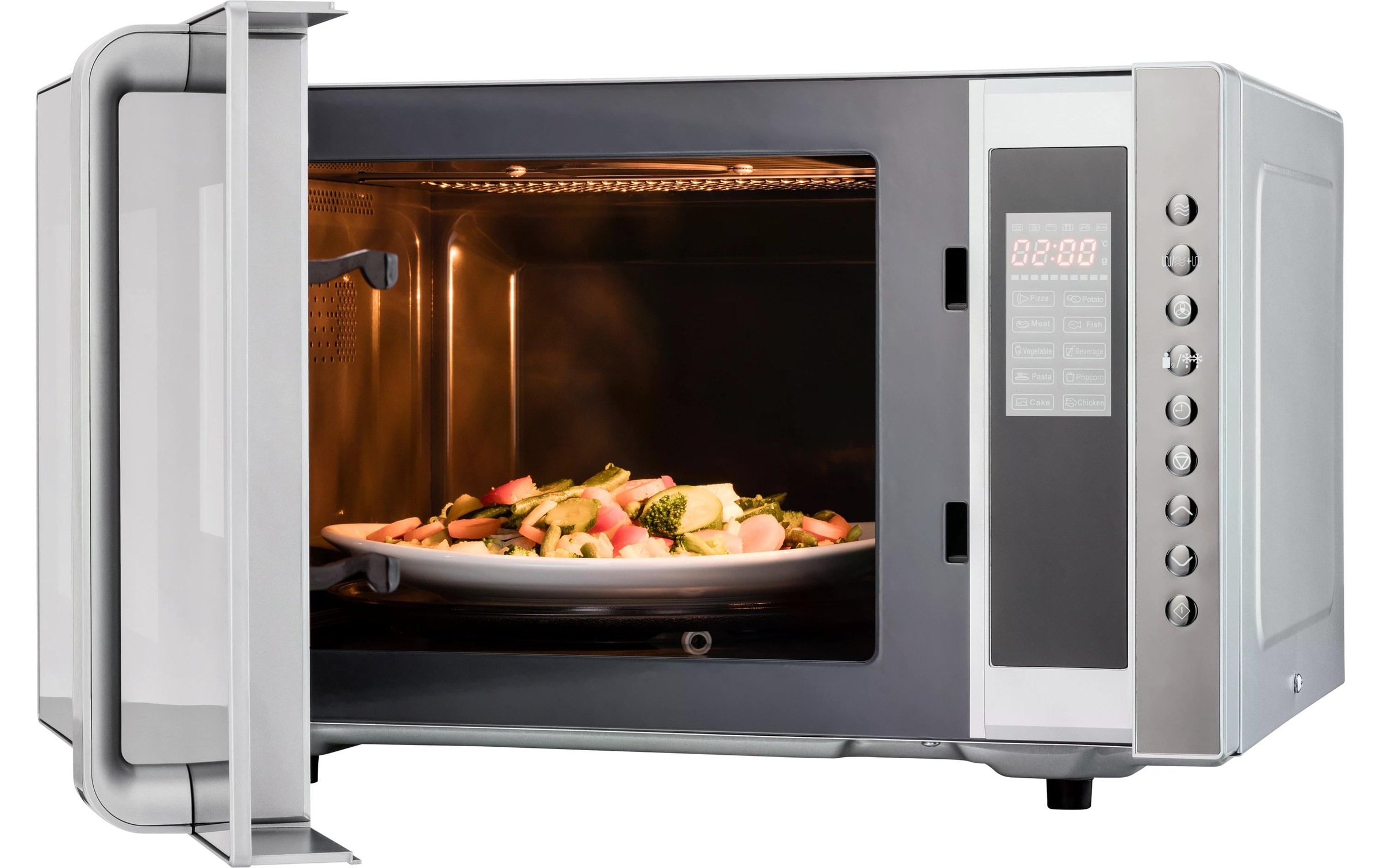 Medion® Mikrowelle »mit Grill MD 17495 Grau« Grill | Heißluft | Mikrowelle 800 W